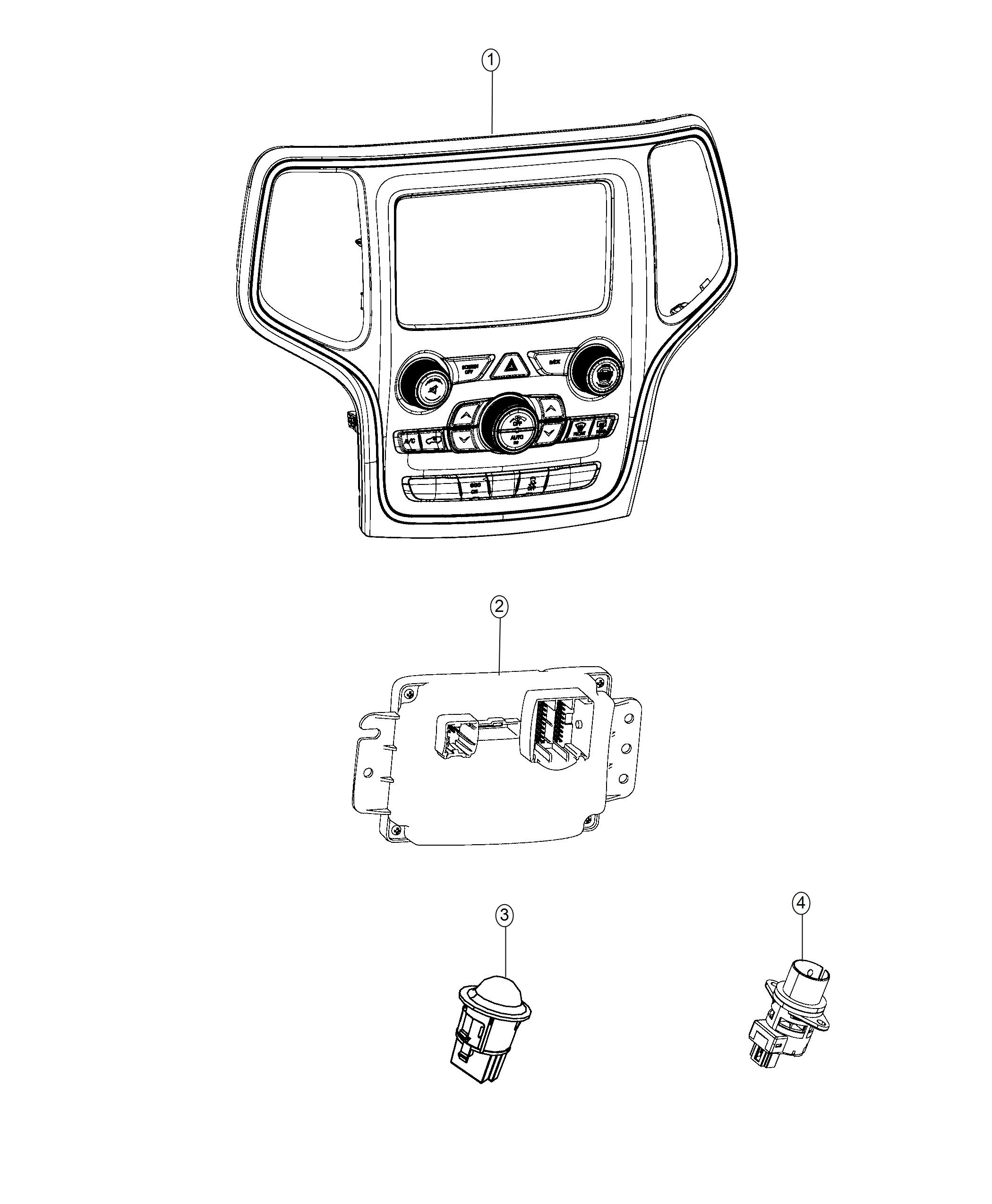 Diagram A/C and Heater Controls. for your Chrysler 300  M