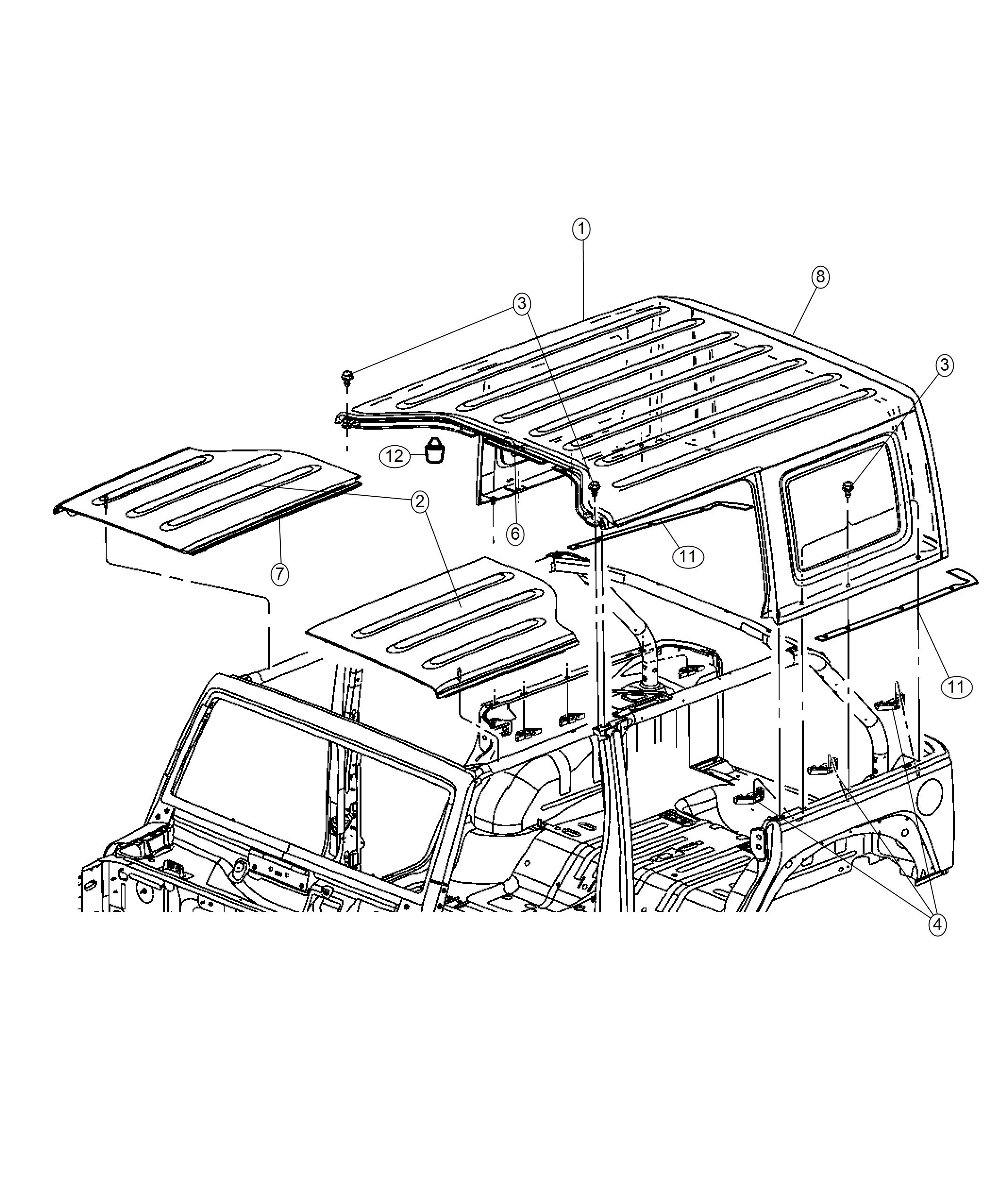 Hard Top - [[ HARD TOP ]]. Diagram