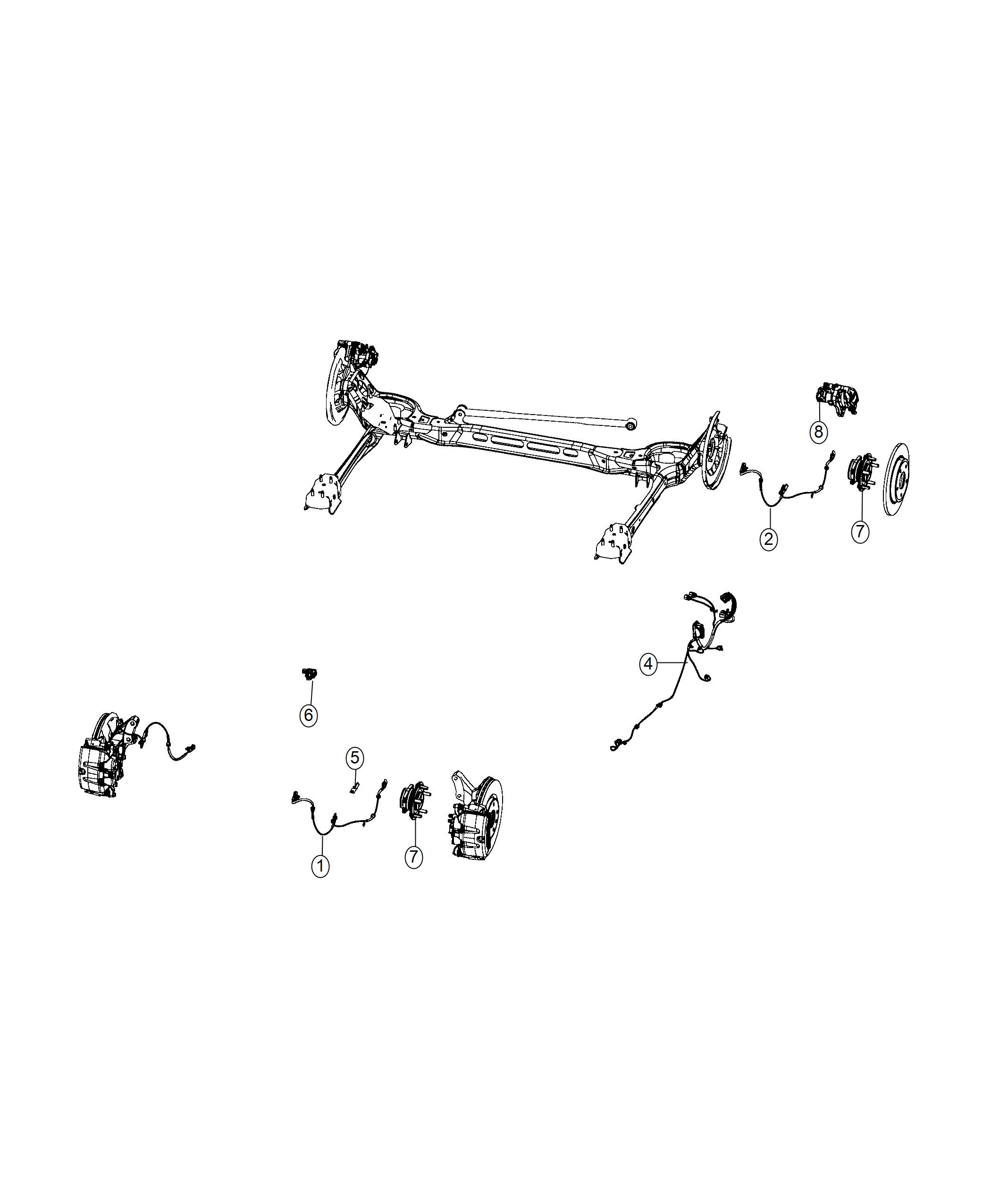 Sensors, ABS Brake. Diagram