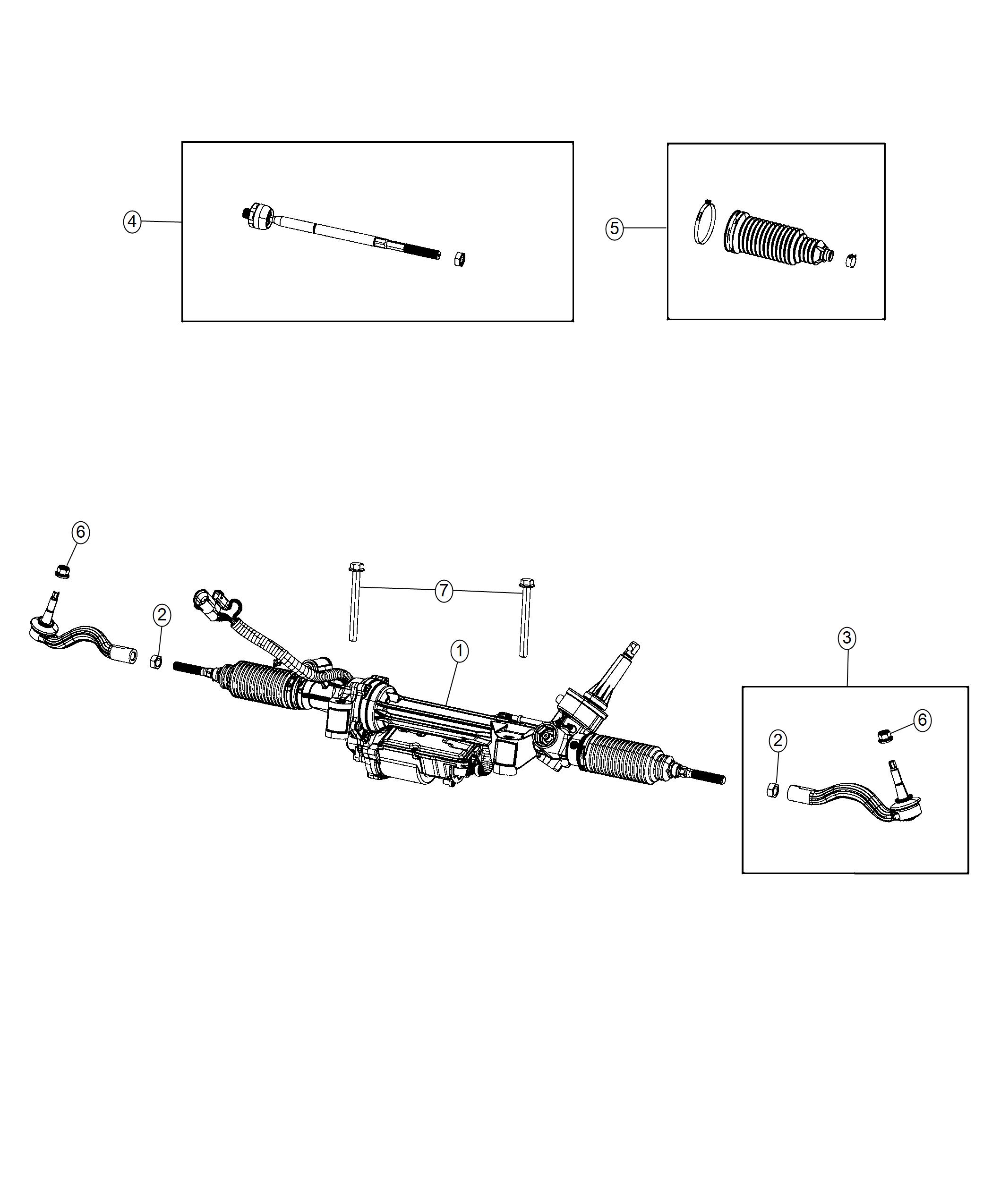 Diagram Gear Rack and Pinion. for your Chrysler 300  M