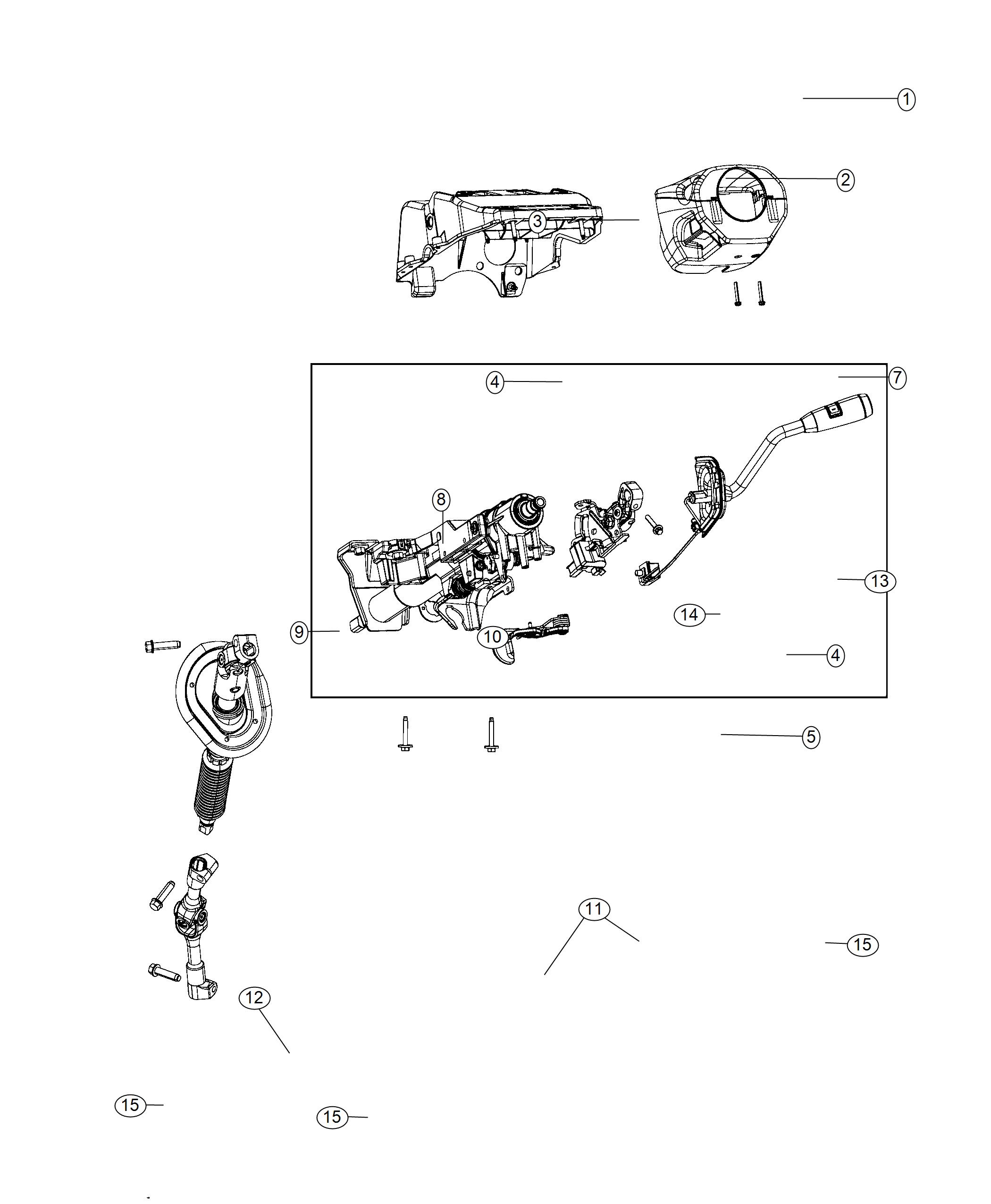 Steering Column. Diagram