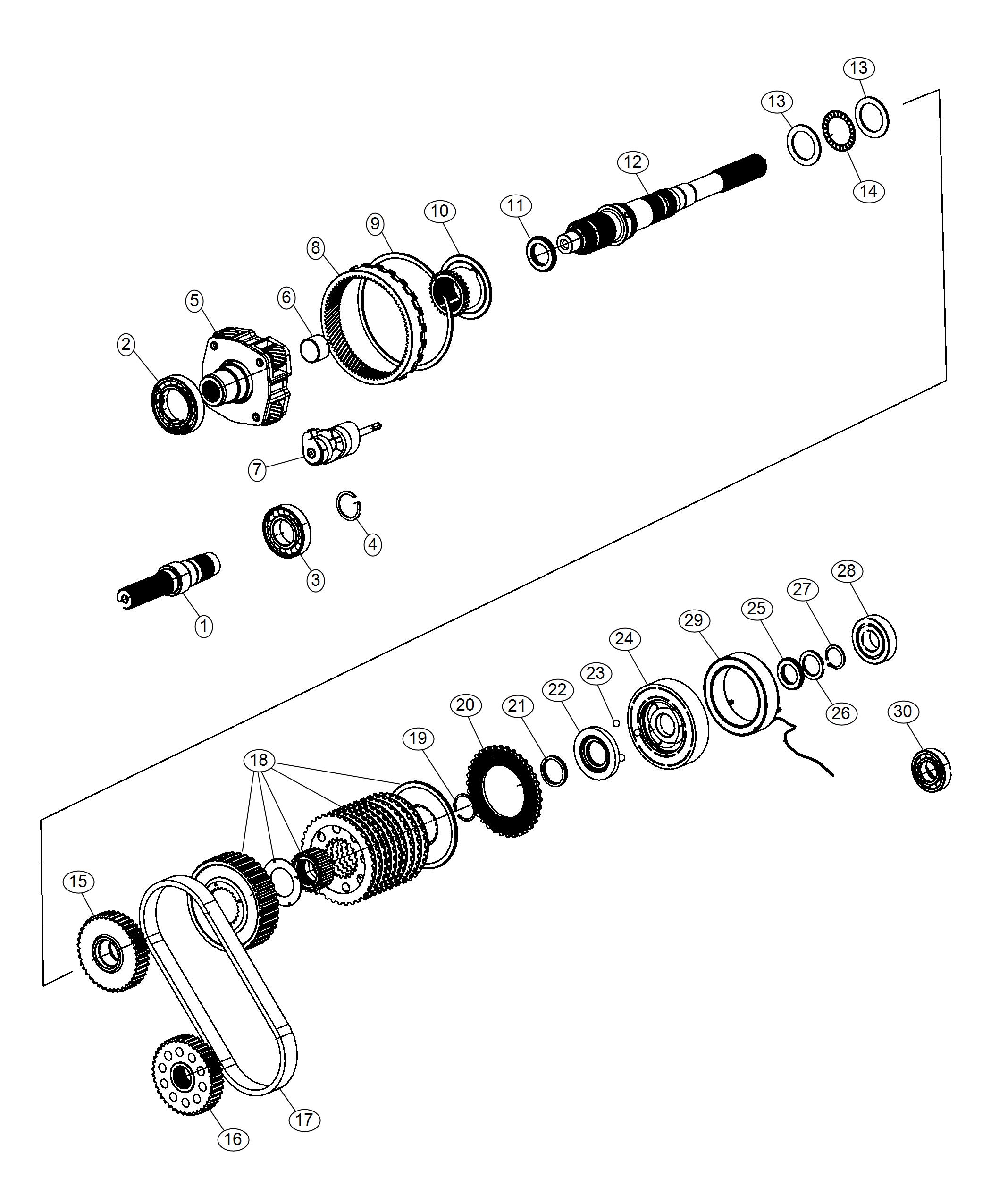 Diagram Gear Train. for your Ram 1500  