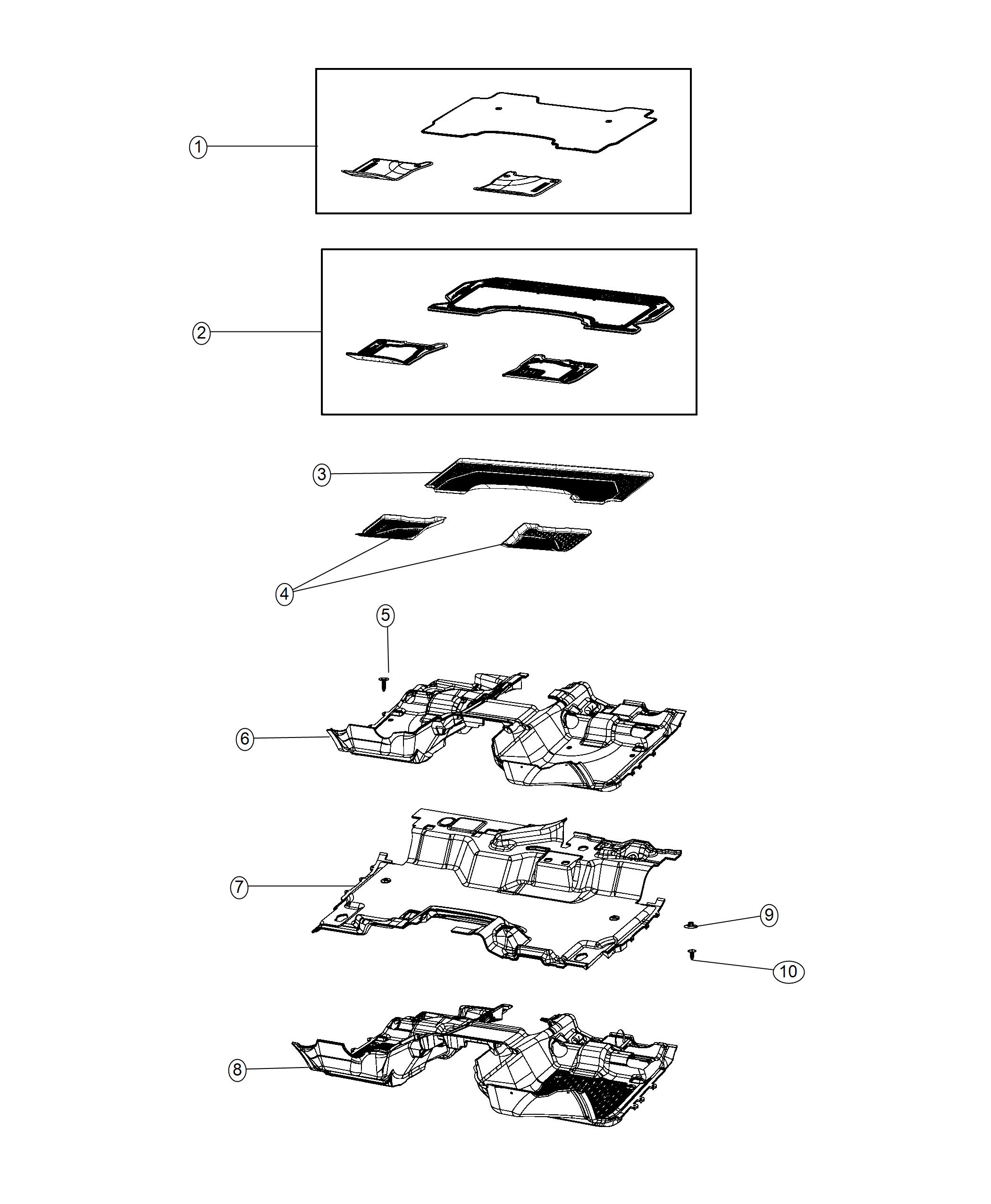 Diagram Carpet, Complete. for your 2013 Ram 3500   