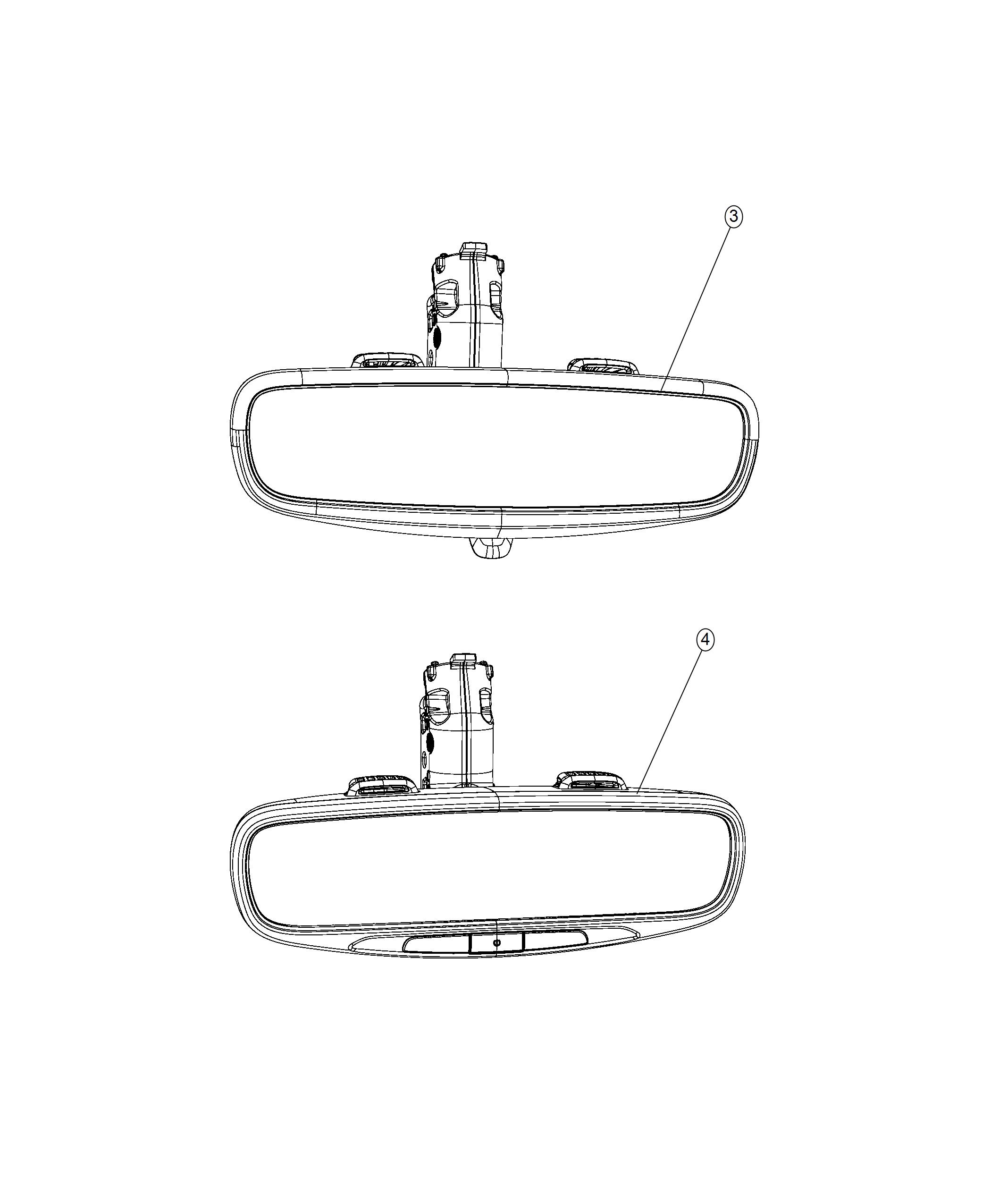 Diagram Mirror. for your 2000 Chrysler 300  M 