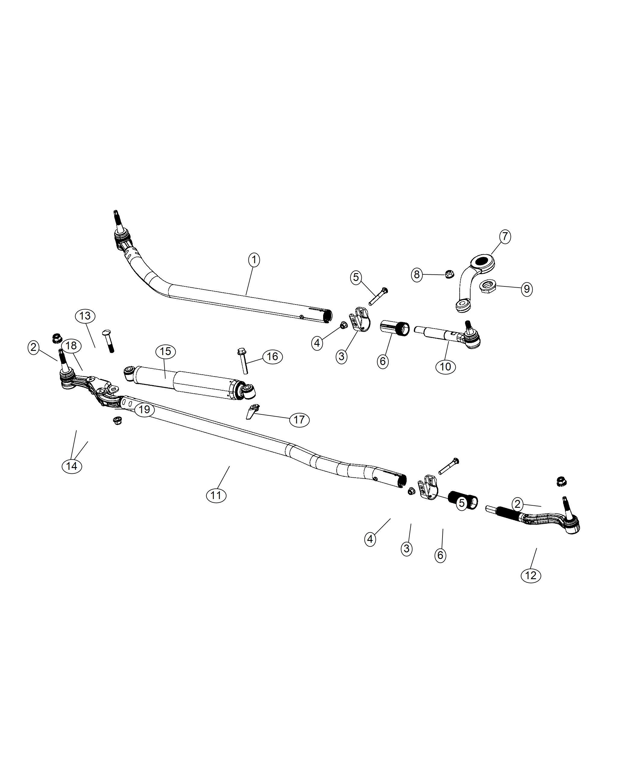 Diagram Steering Linkage. for your Chrysler