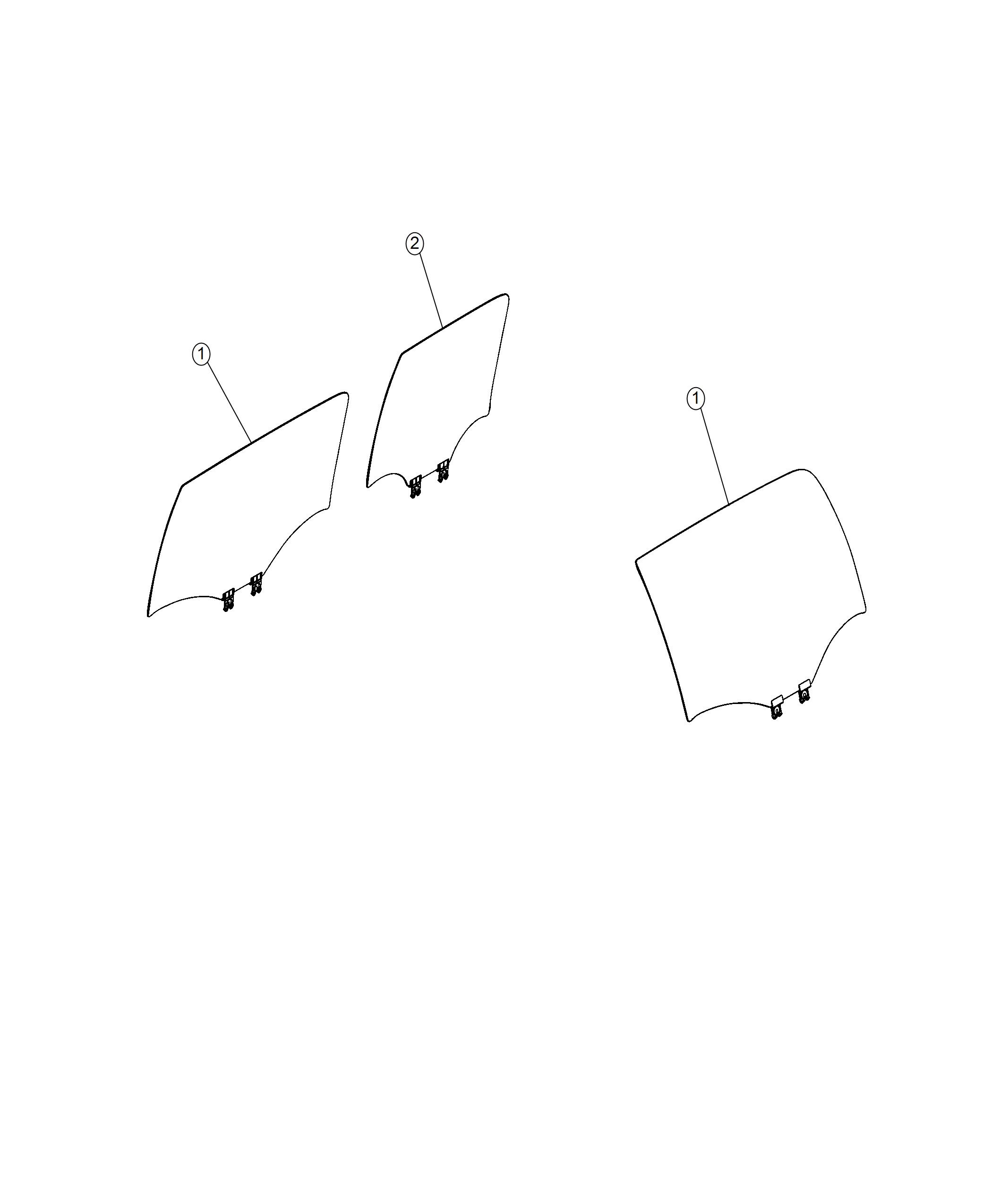 Rear Door. Diagram