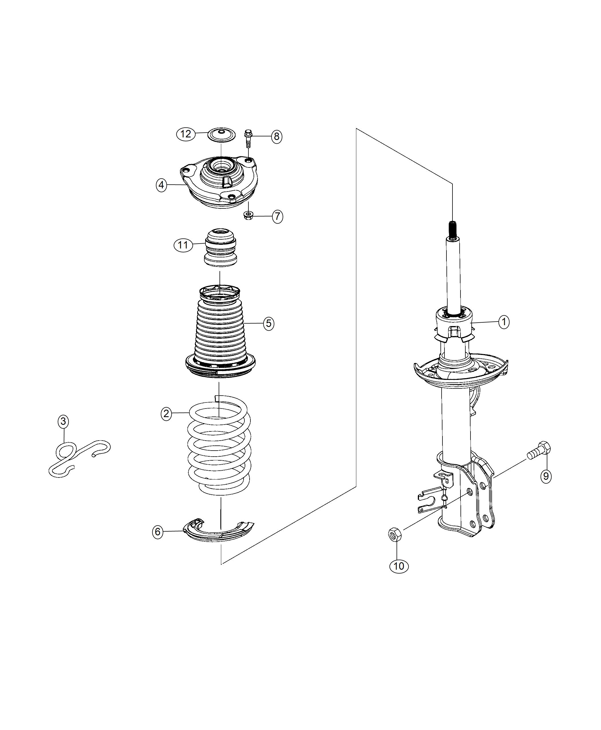 Diagram Suspension. for your 1999 Chrysler 300  M 