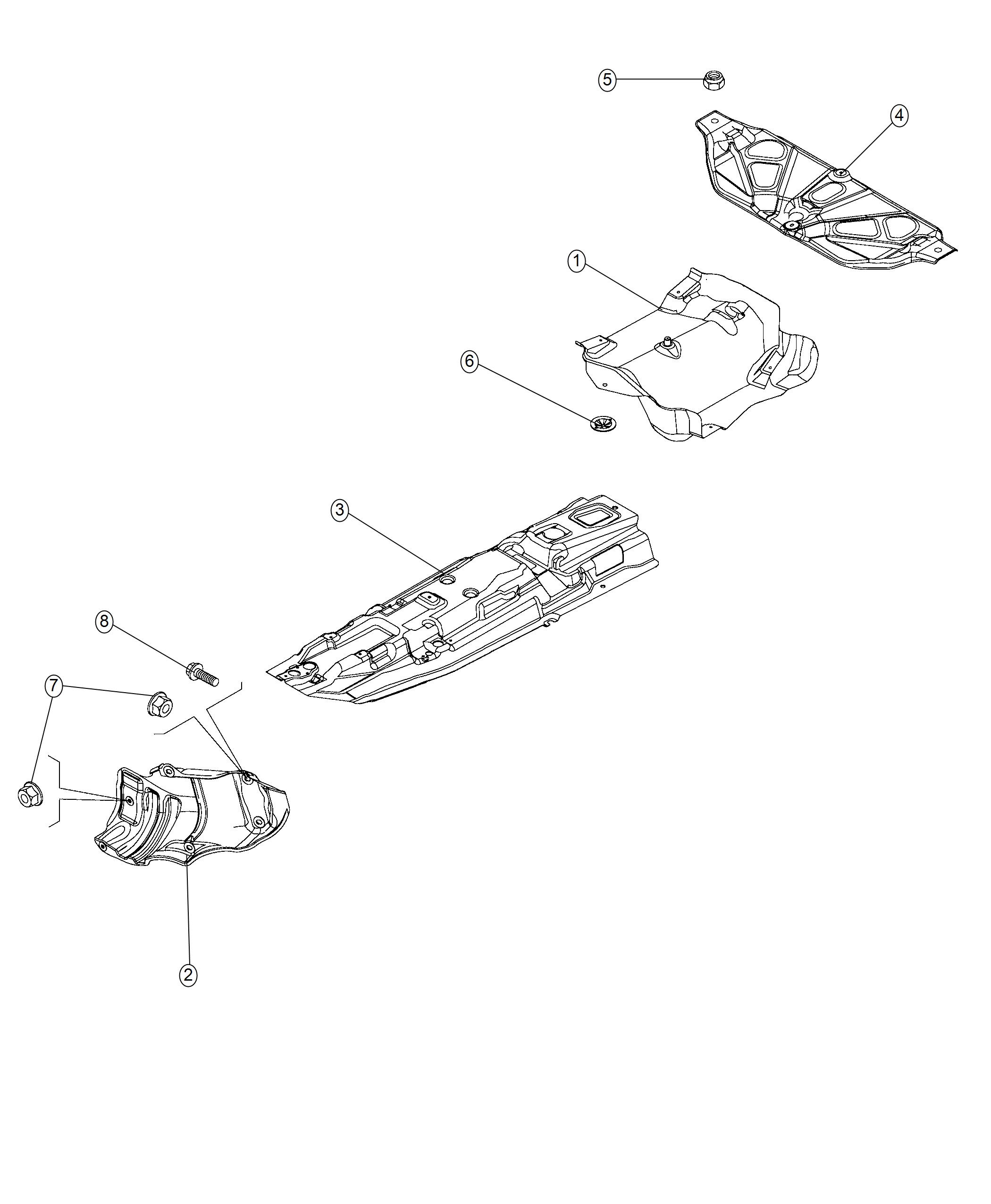 Exhaust Heat Shield. Diagram