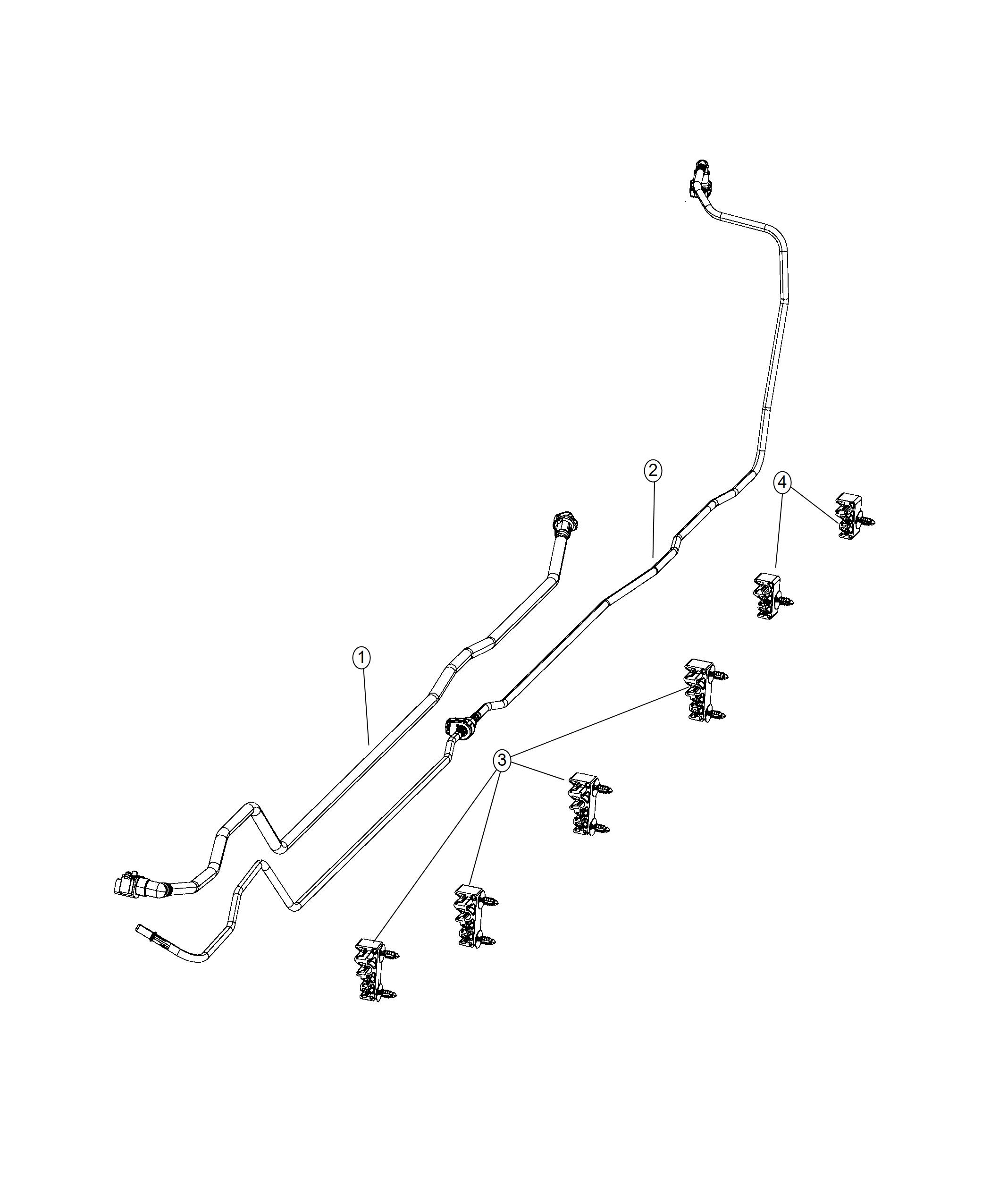 Diagram Fuel Lines Chassis. for your 2011 Ram 1500   