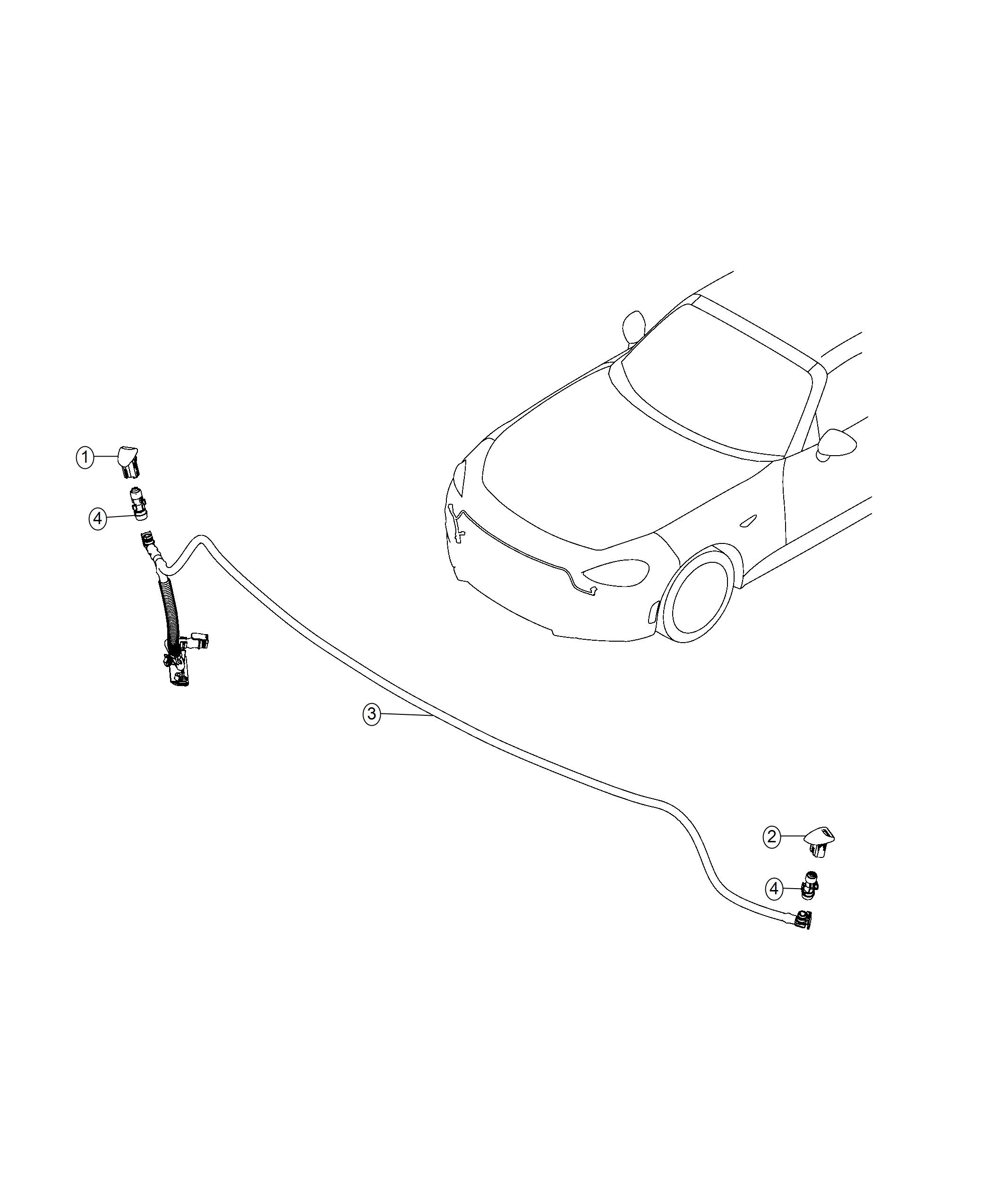 Diagram Washer, Headlamp. for your 2004 Chrysler 300  M 