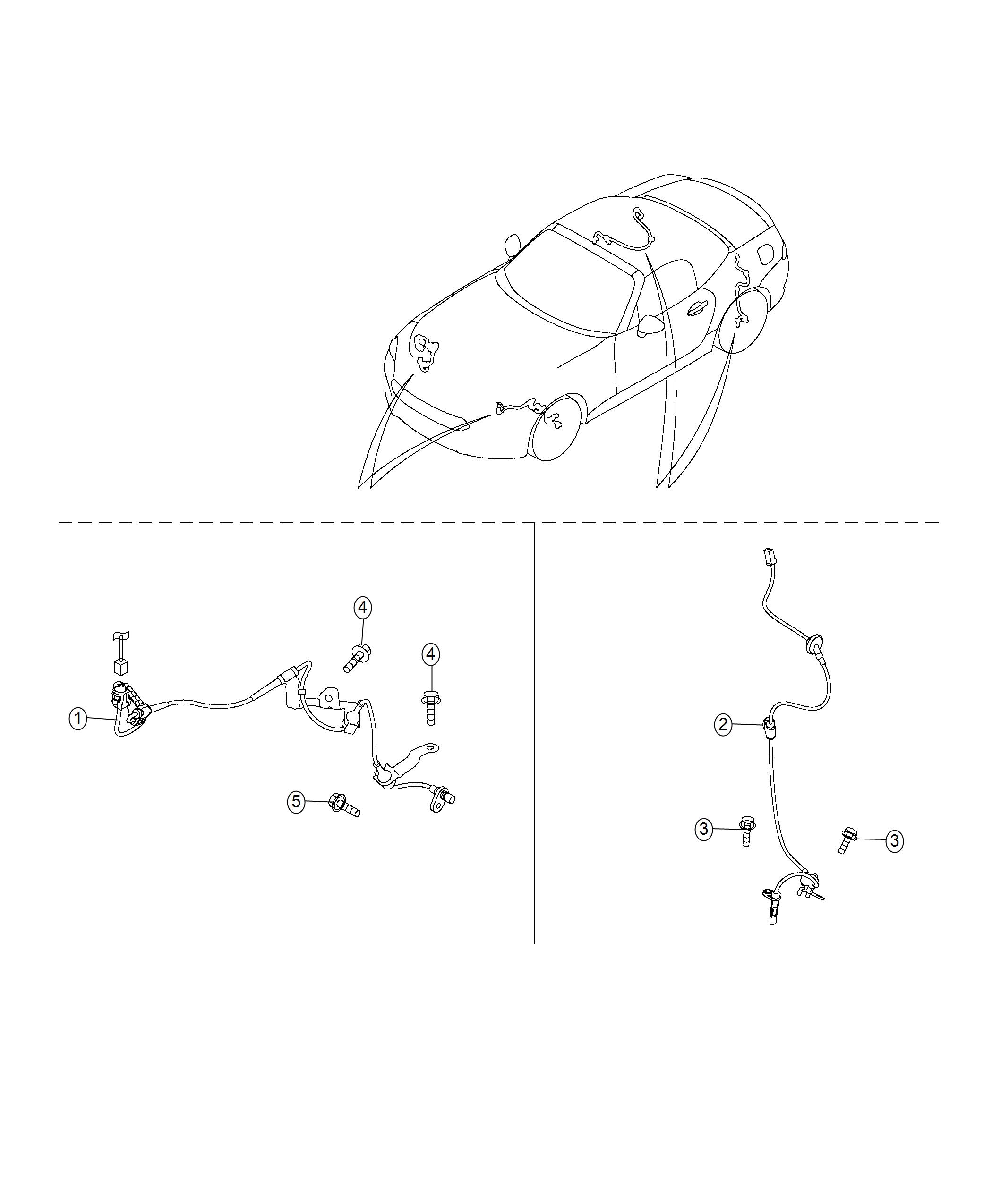 Sensor, Anti-Lock Brake. Diagram