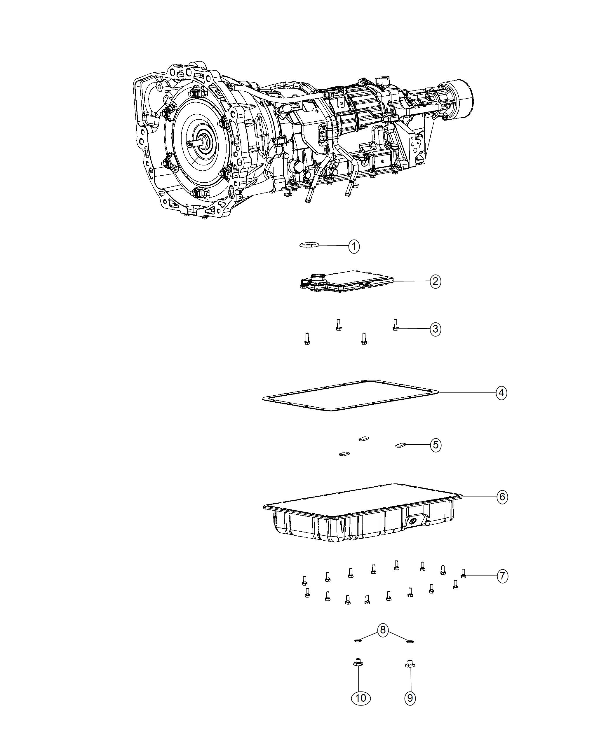 Fiat SPIDER Pan. Transmission oil - 68333441AA | Libertyville IL