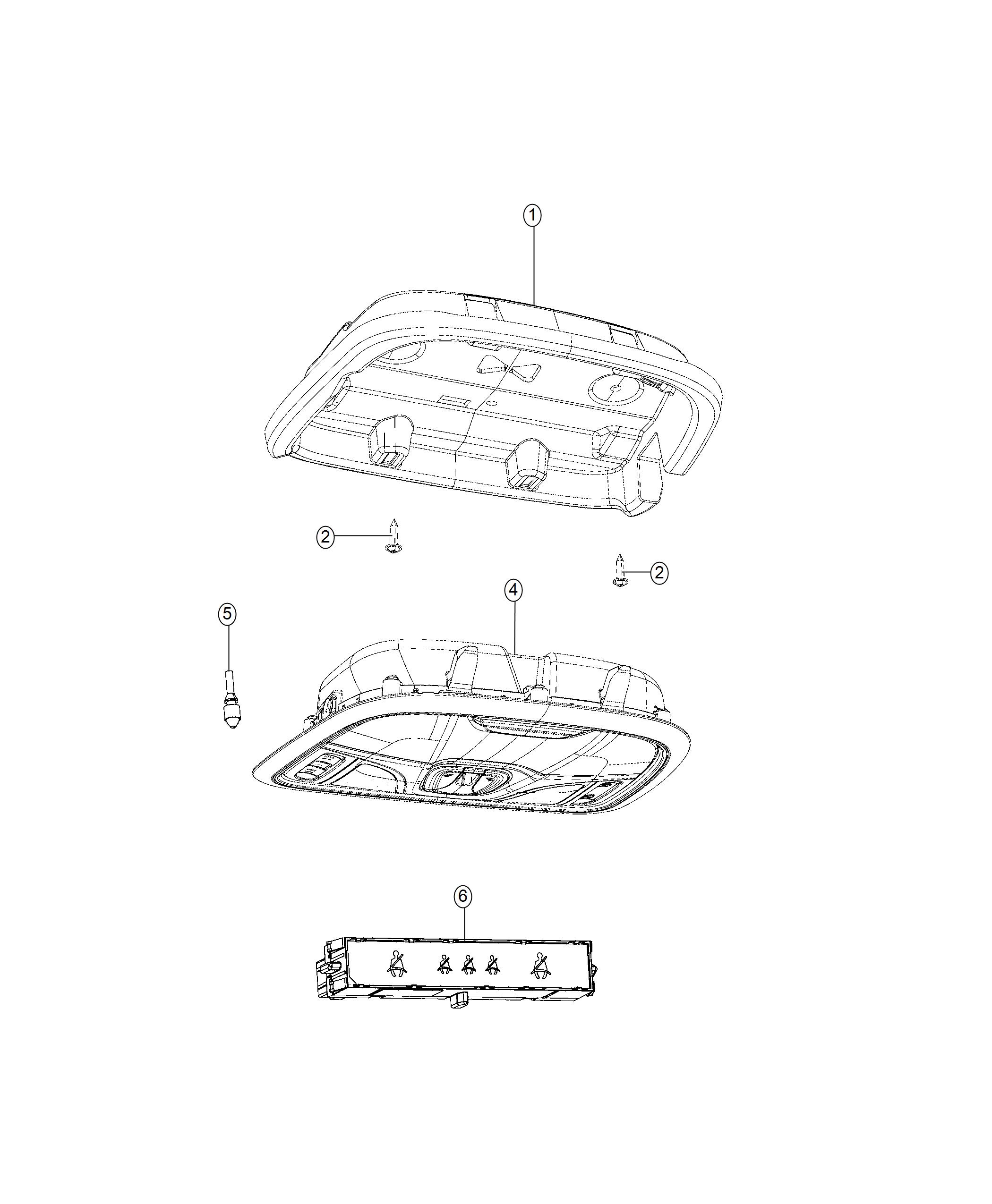 Diagram Overhead Consoles. for your 2000 Chrysler 300  M 