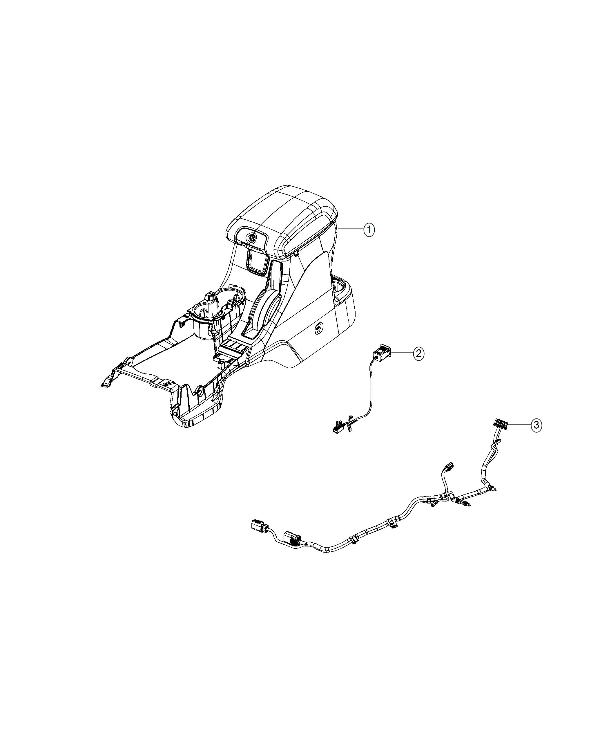 Diagram Wiring, Console. for your Jeep