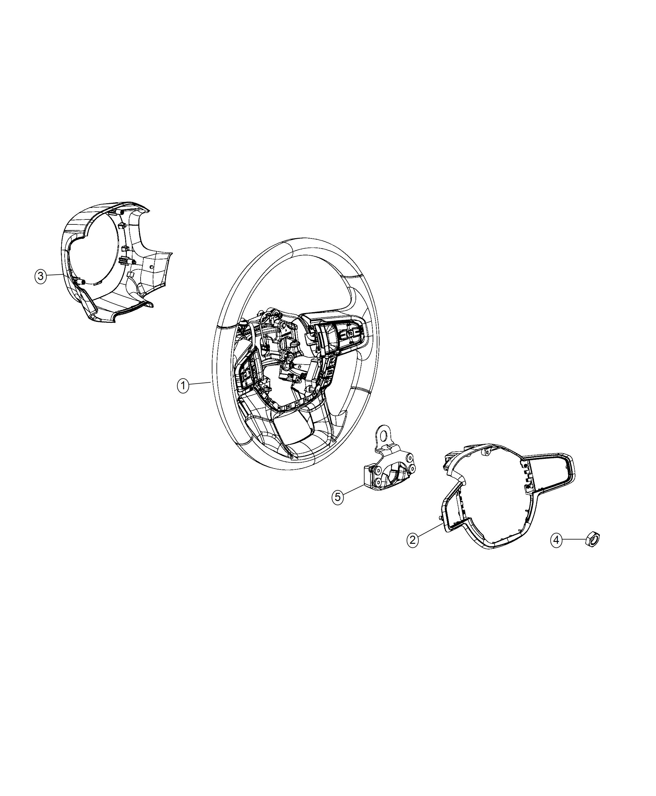 Diagram Steering Wheel. for your Ram 1500  