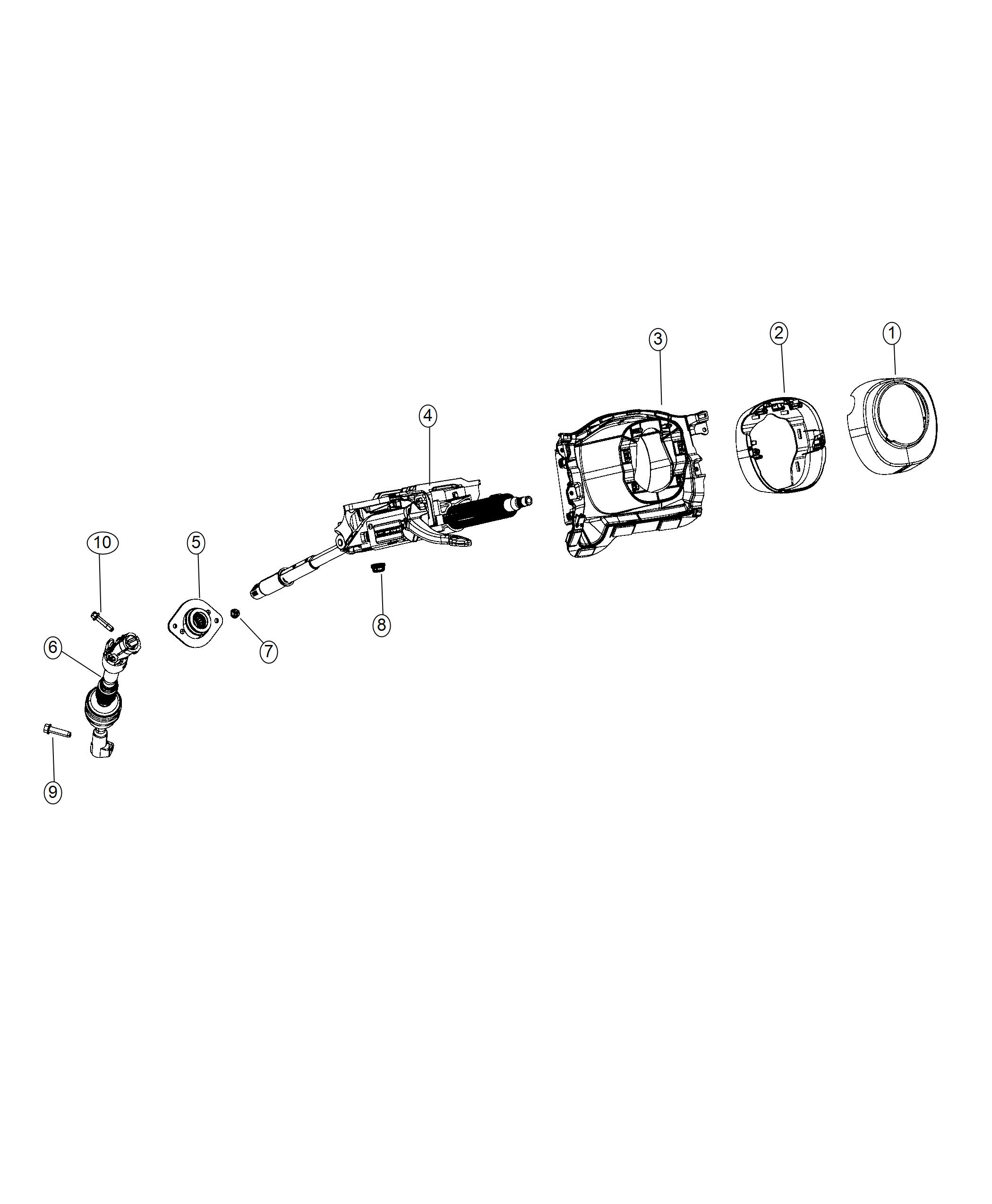 Diagram Steering Column. for your 2000 Chrysler 300  M 