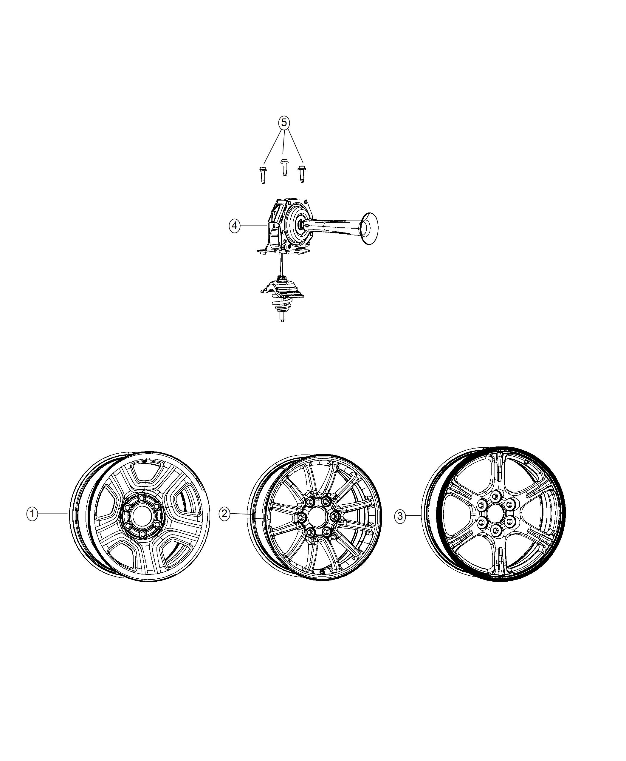 Diagram Spare Tire Stowage. for your Ram 1500  