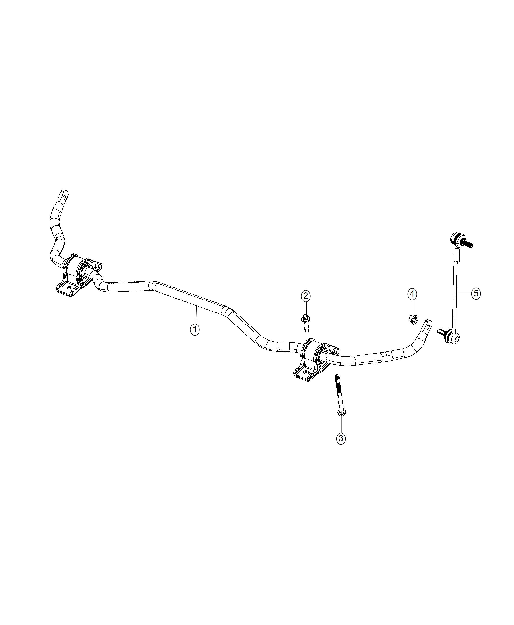 Diagram Front Stabilizer Bar. for your 2003 Chrysler 300  M 