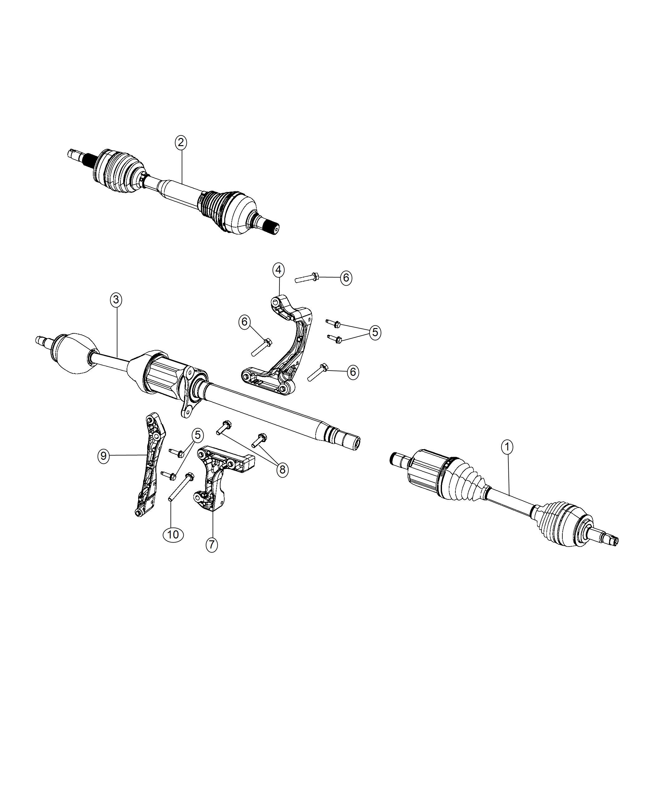 Diagram Shafts, Axle. for your Jeep Cherokee  