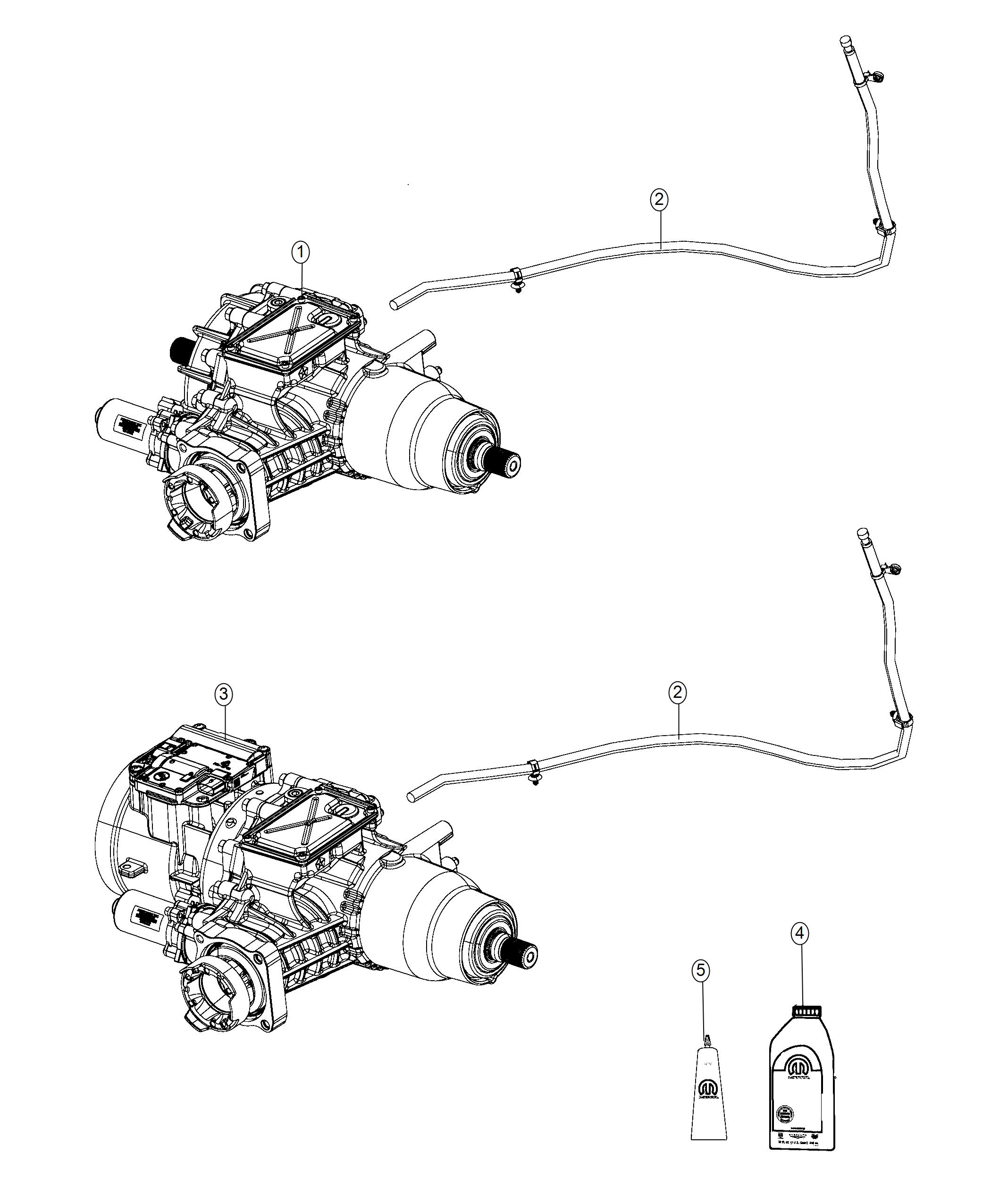 Diagram Axle Assembly. for your 2019 Jeep Cherokee   