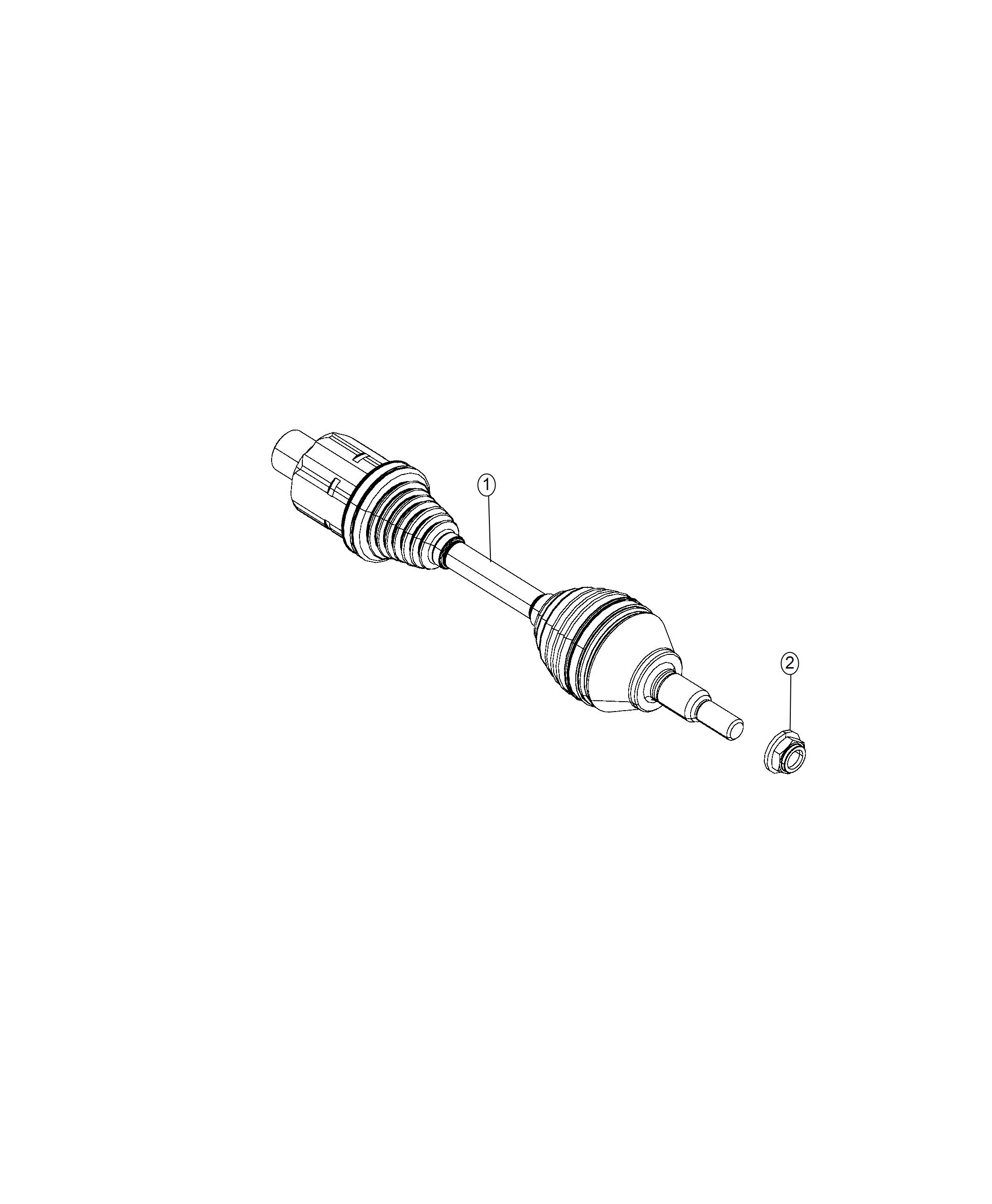 Diagram Shafts, Axle. for your 2024 Ram 1500   