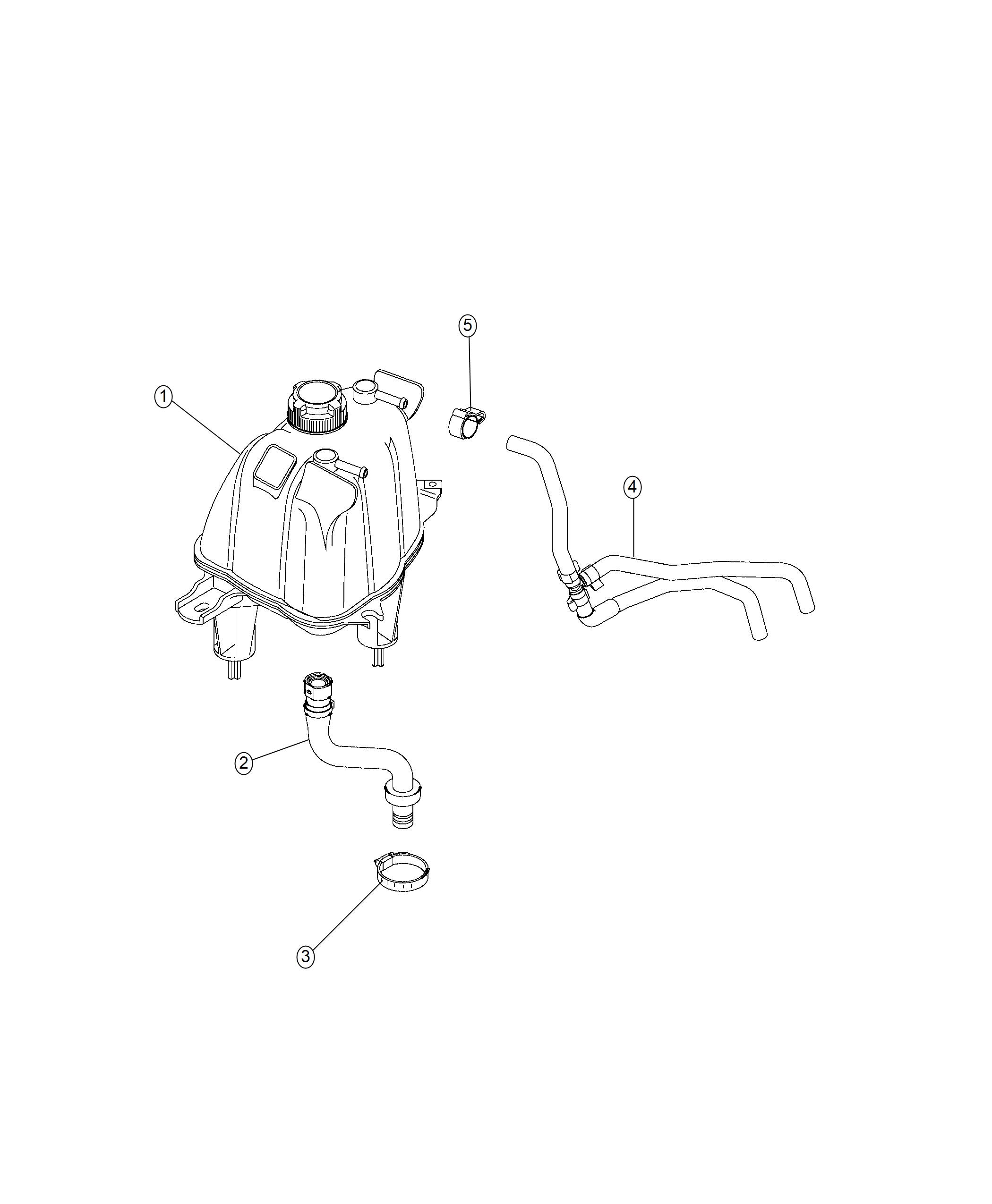 Coolant Bottle. Diagram