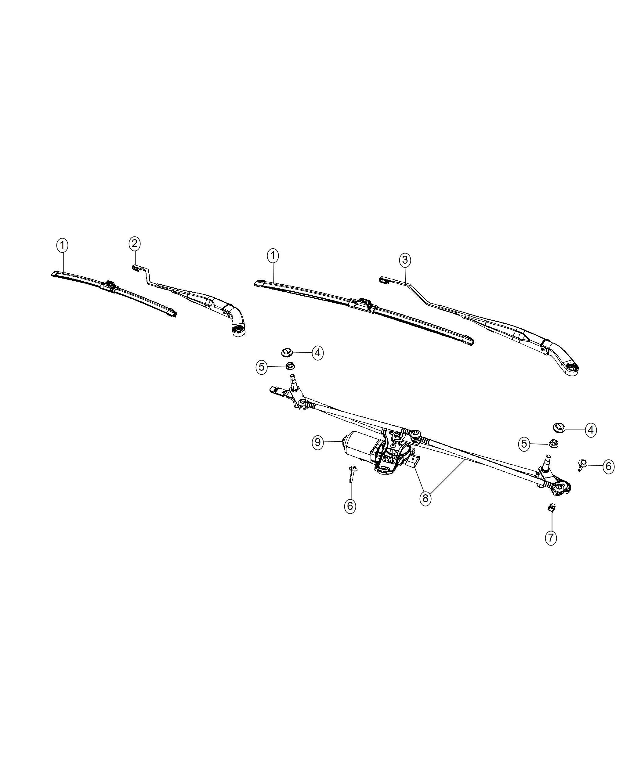 Wiper System. Diagram