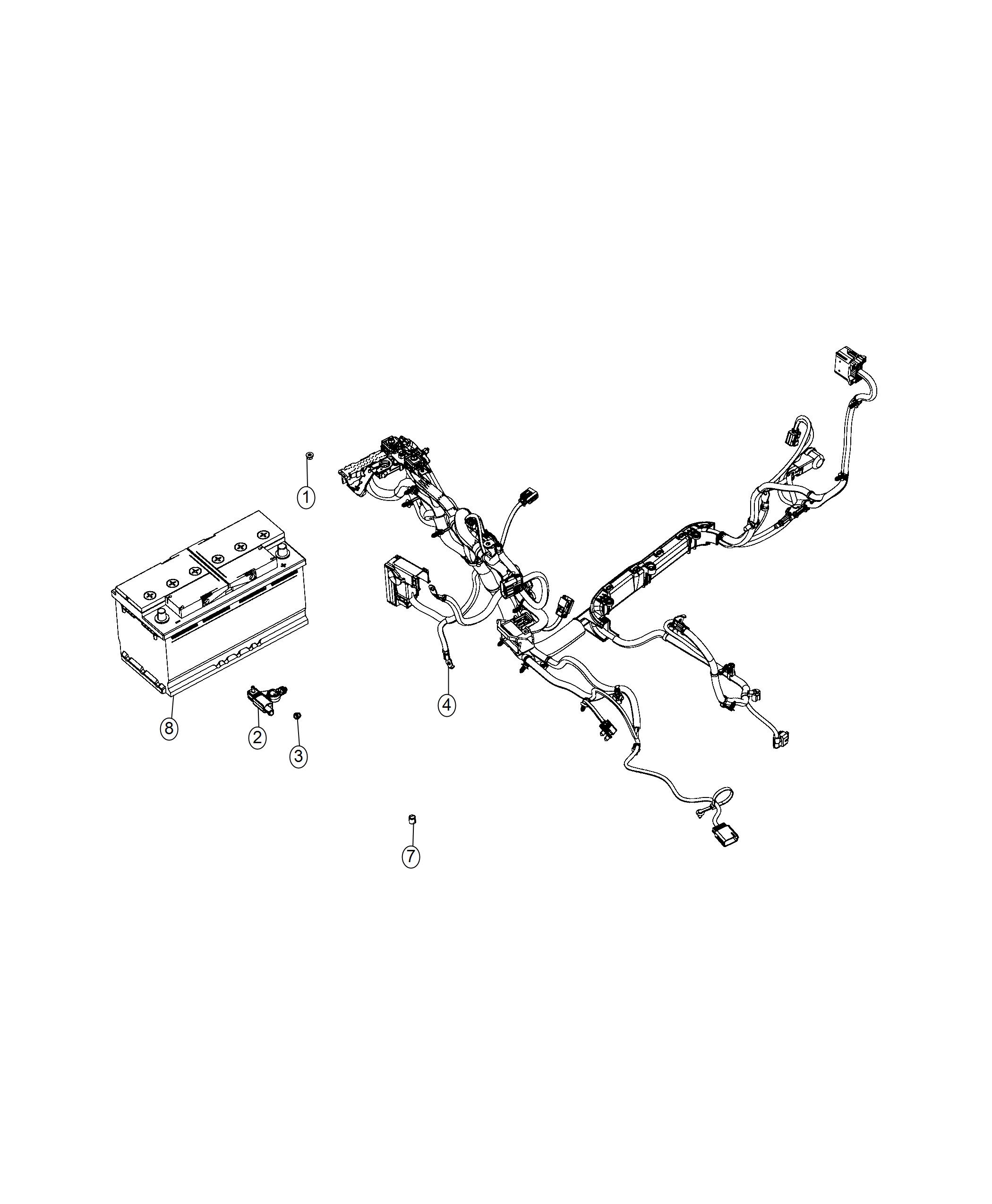 Diagram Wiring, Battery. for your Ram 5500  