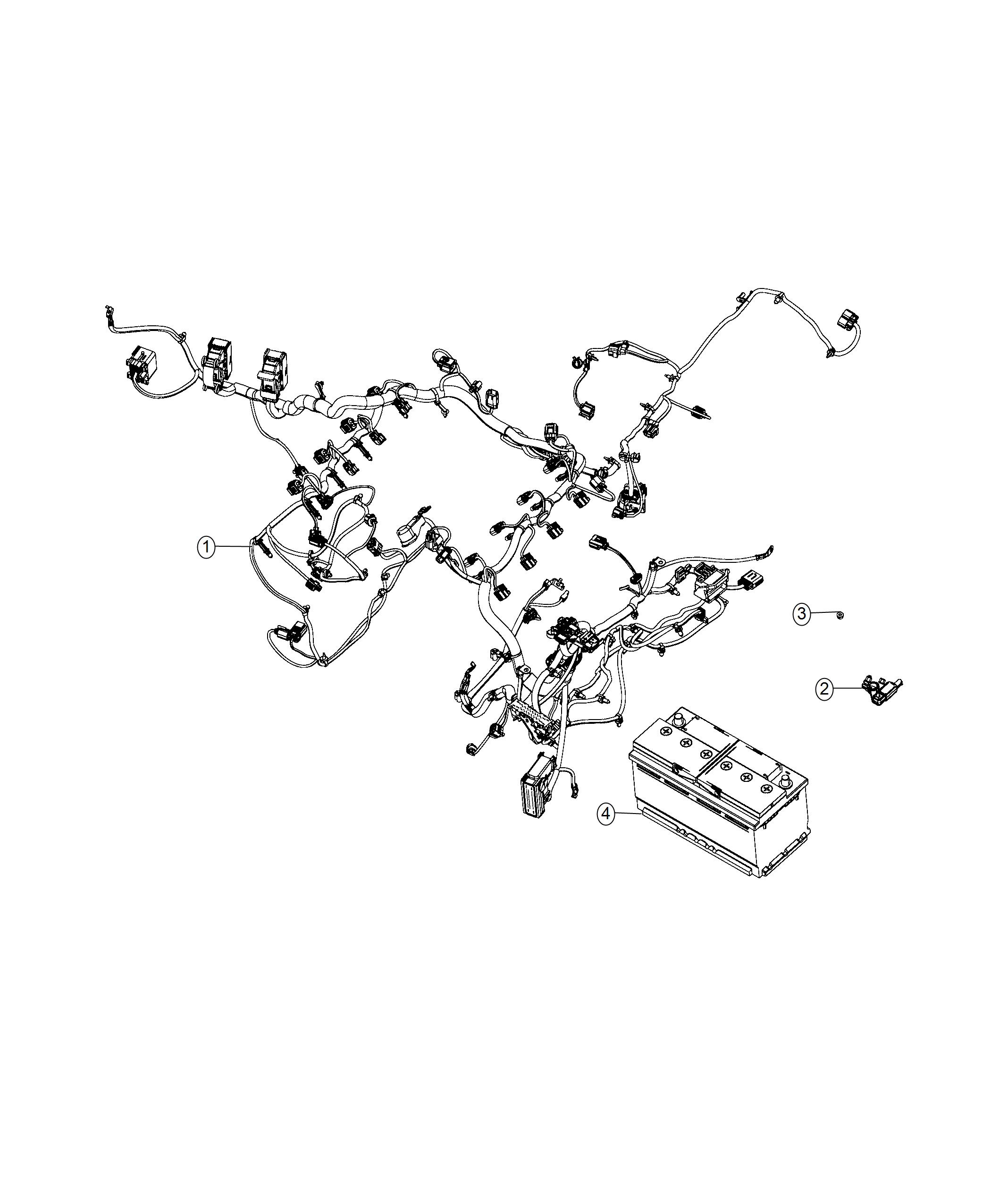 Diagram Wiring, Battery. for your Ram 1500  