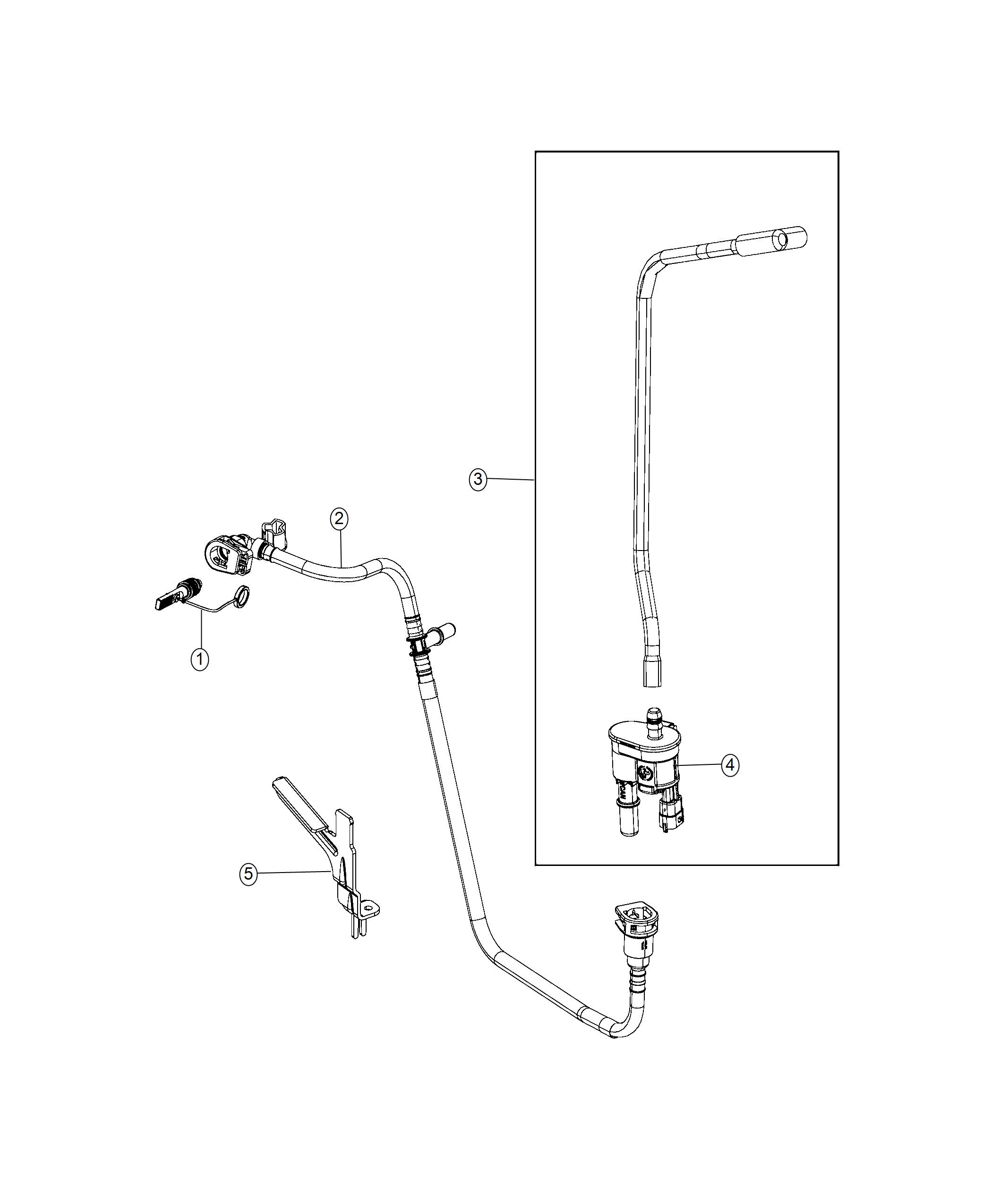 Diagram Emission Control Vacuum Harness. for your Jeep