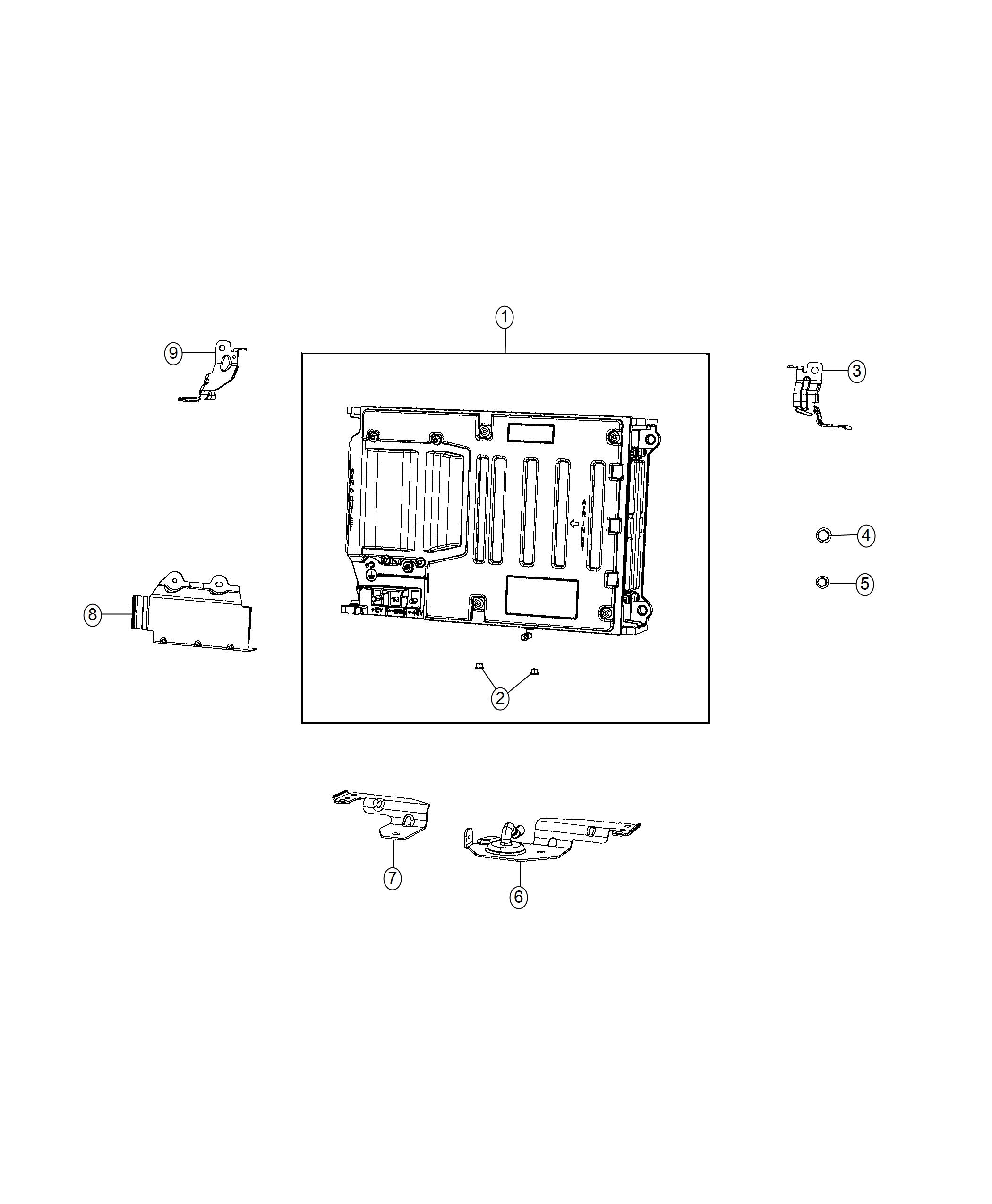 Diagram Power Pack Unit. for your 2025 Ram 1500   