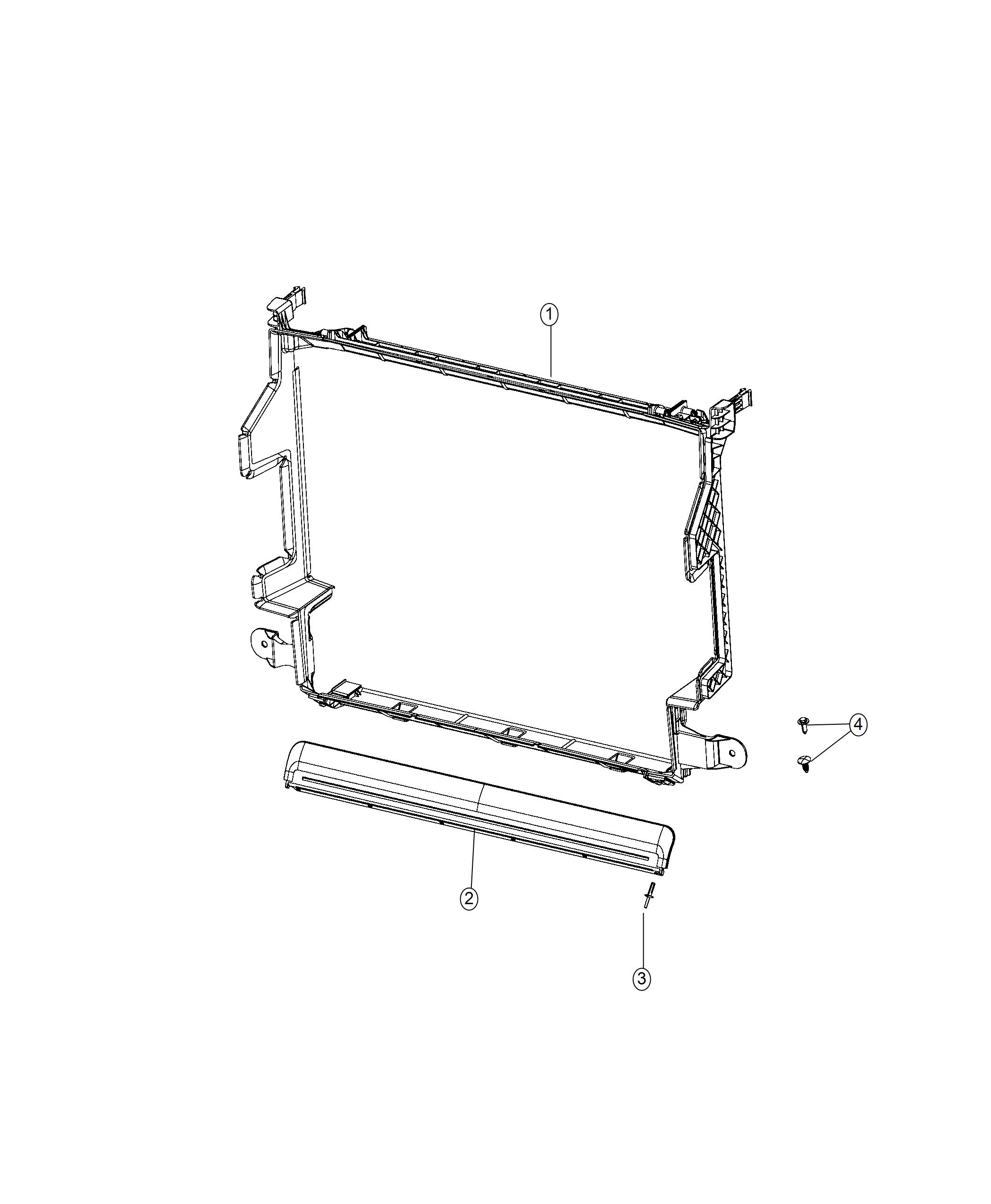 Diagram Shroud And Related Parts. for your Chrysler 300  M