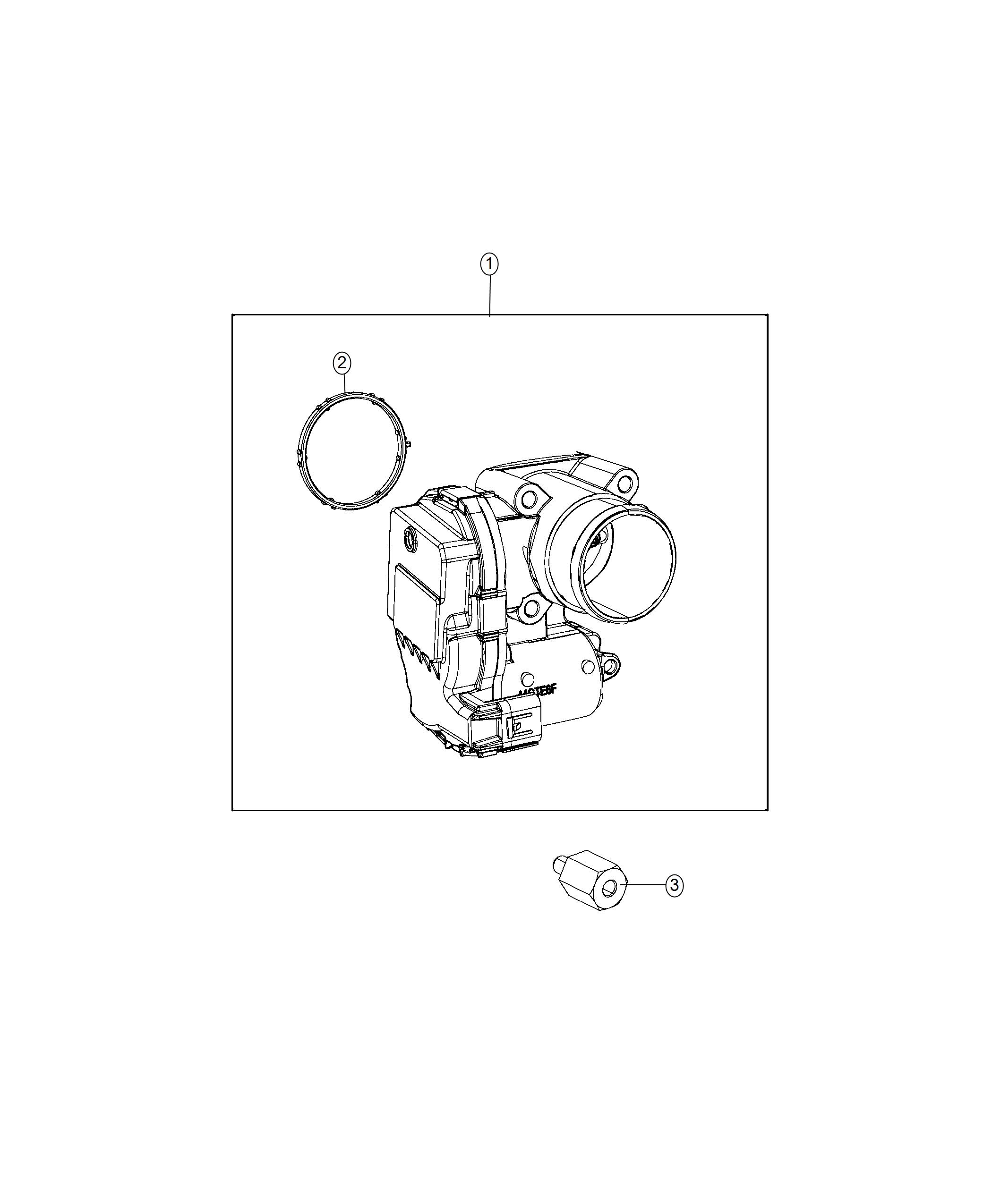 Diagram Throttle Body 1.4L [1.4L I4 MULTIAIR TURBO ENGINE]. for your 2002 Chrysler 300  M 