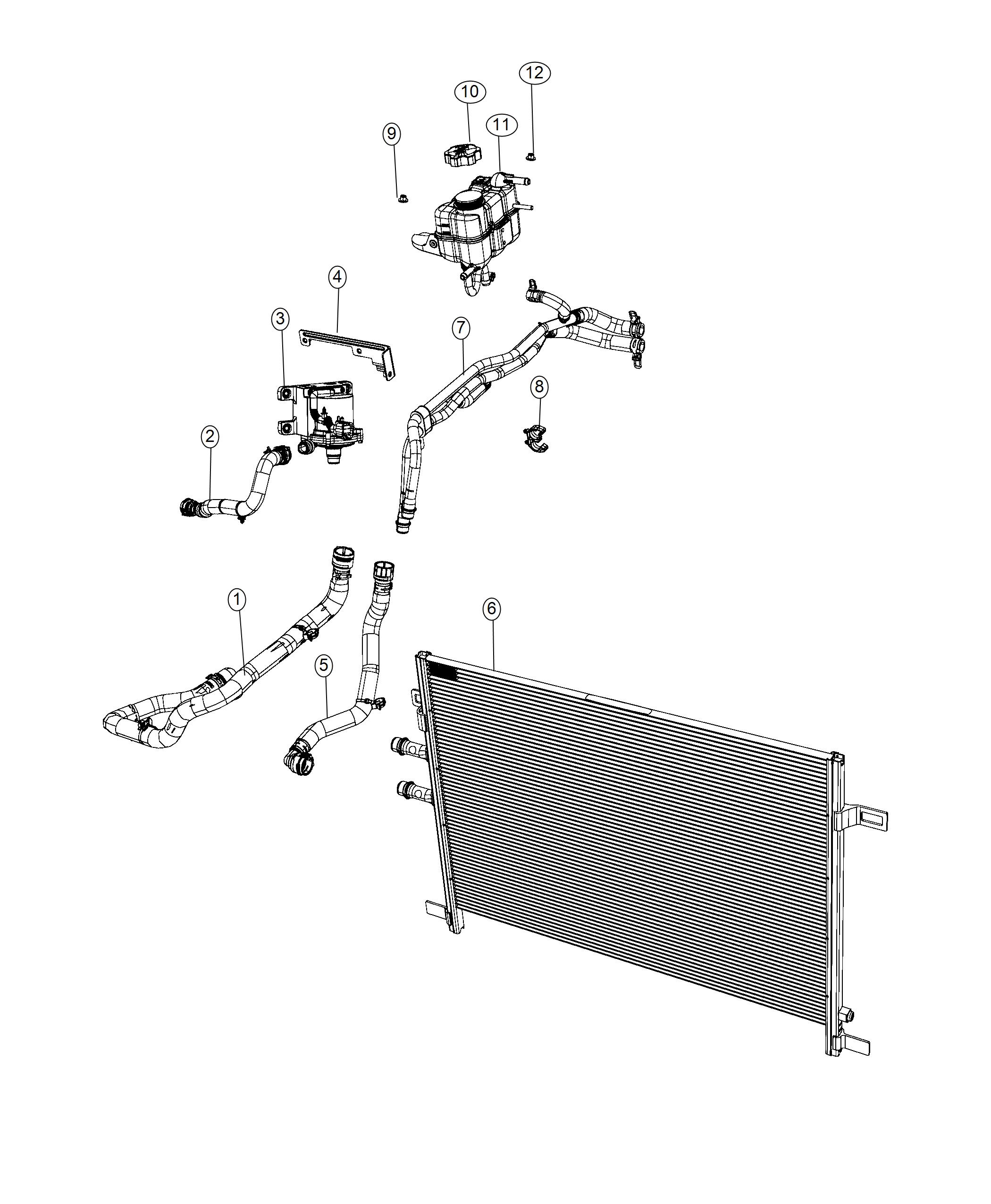 Diagram Auxiliary Coolant System. for your 2001 Chrysler 300  M 