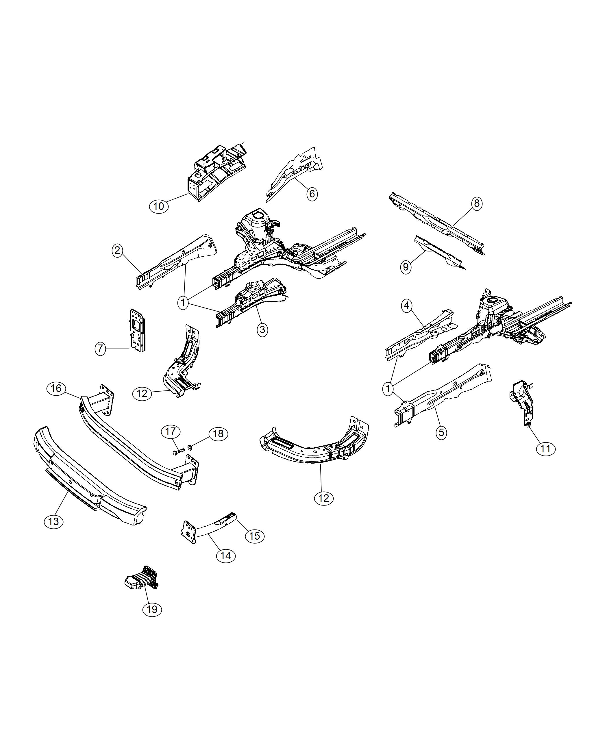 Diagram Frame. for your Ram ProMaster City  