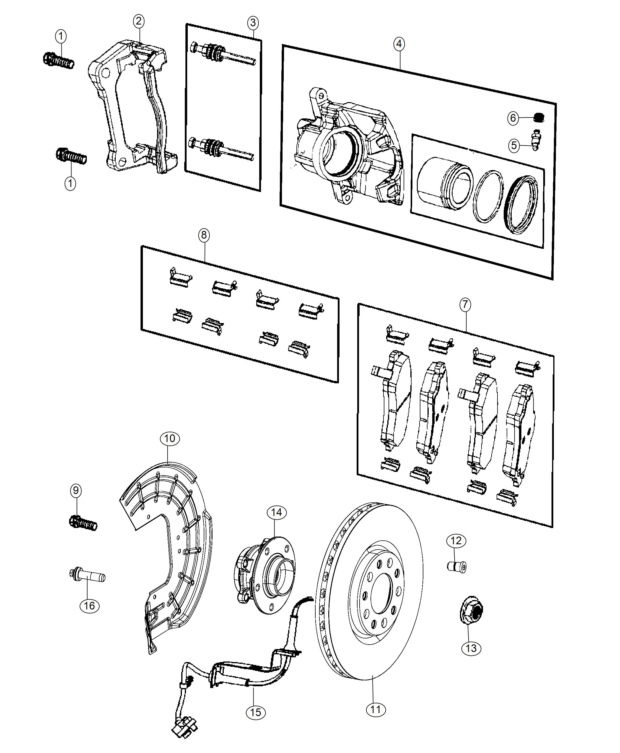 Diagram Brakes. for your Jeep