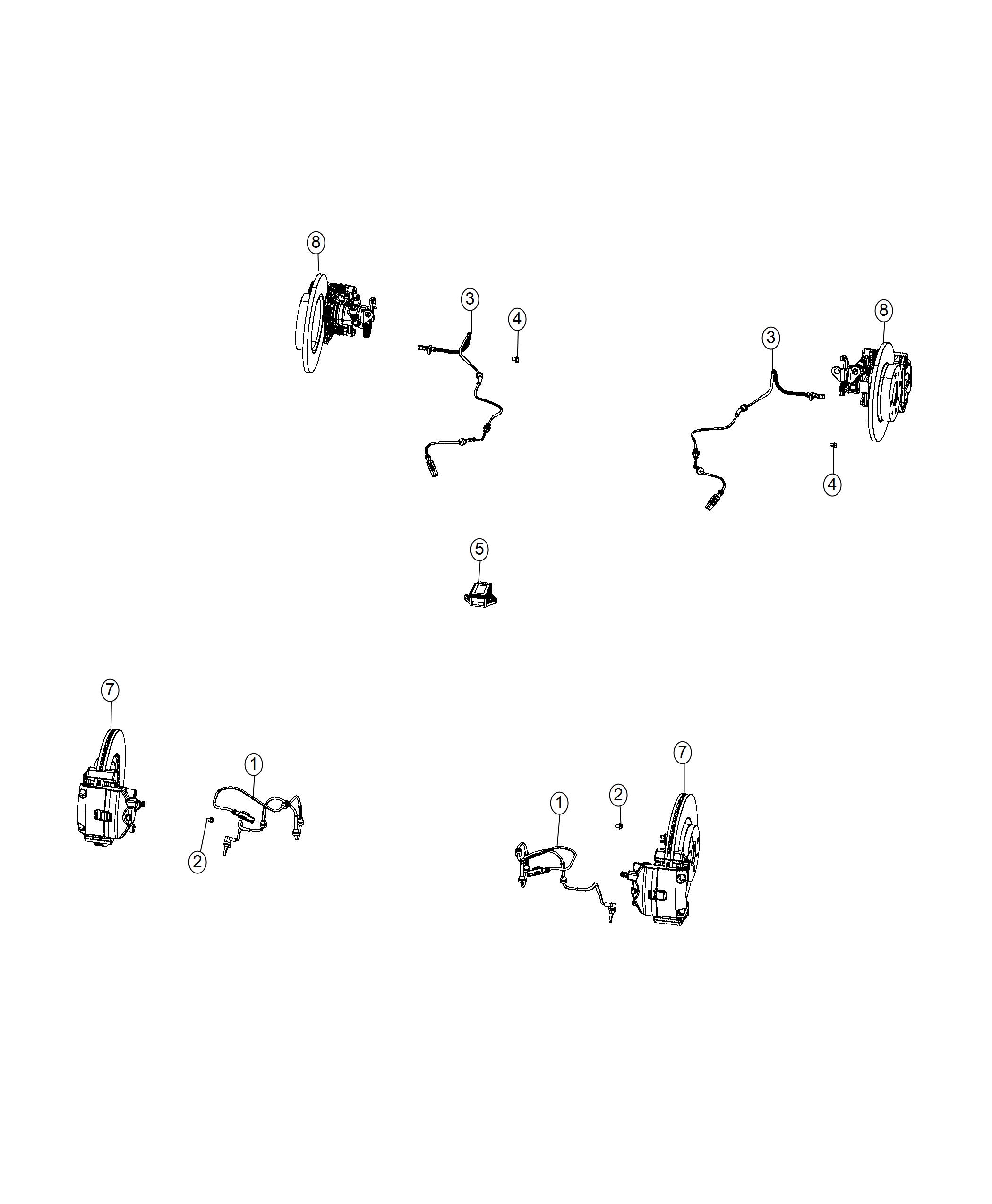 Sensors, ABS Brake. Diagram