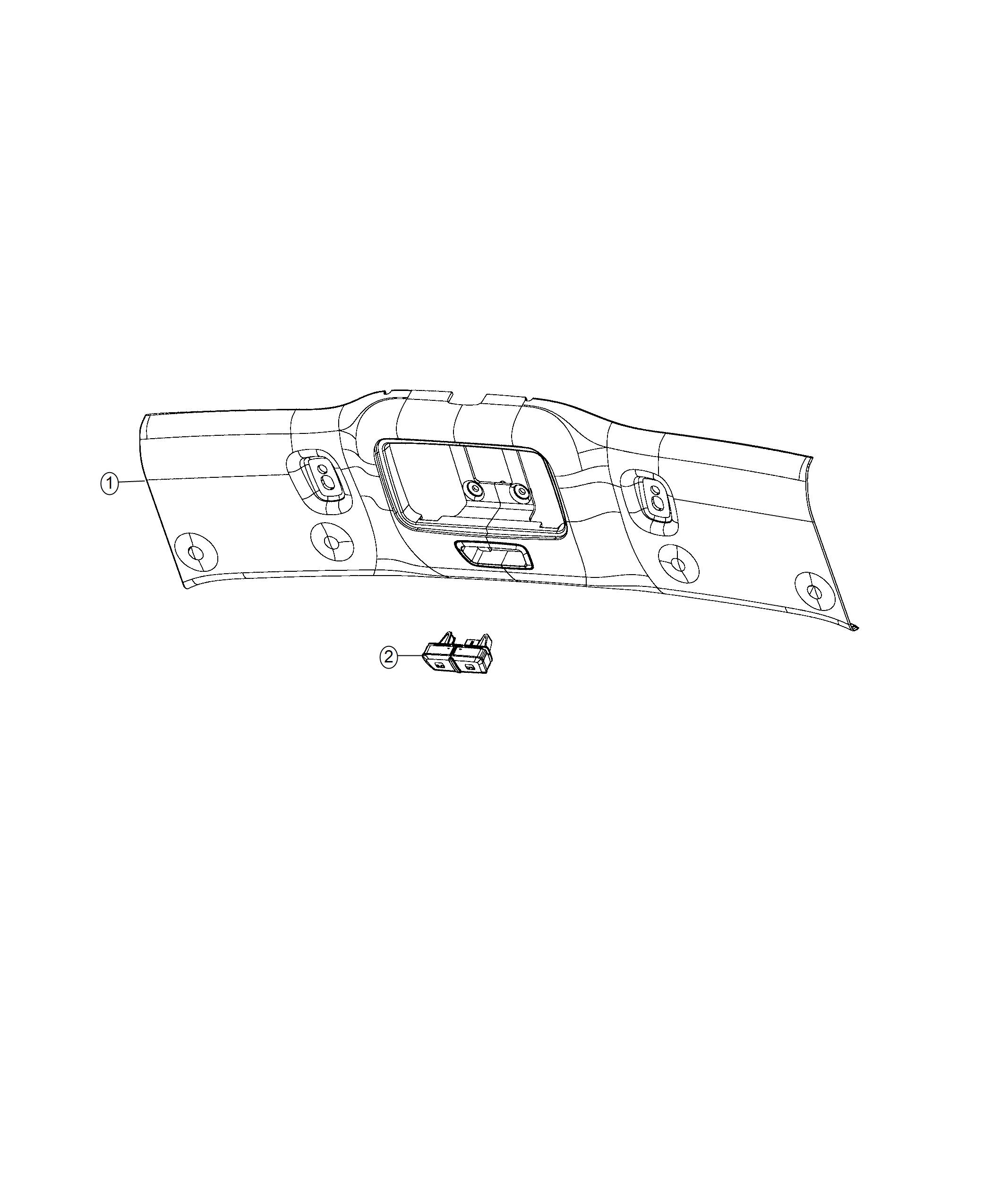 Diagram Switch, Folding Top. for your 1999 Dodge Avenger   