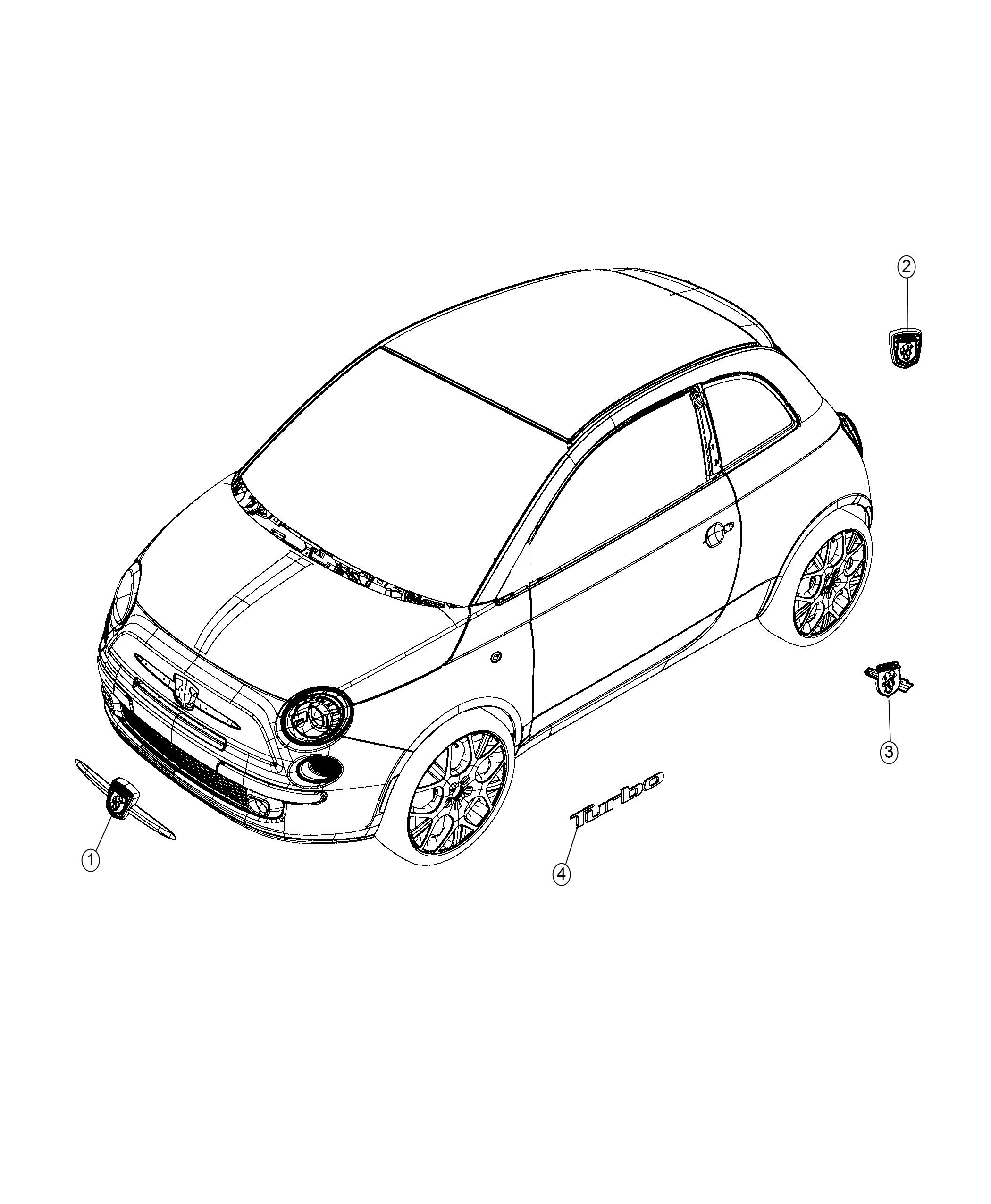 Diagram Abarth Package. for your Chrysler