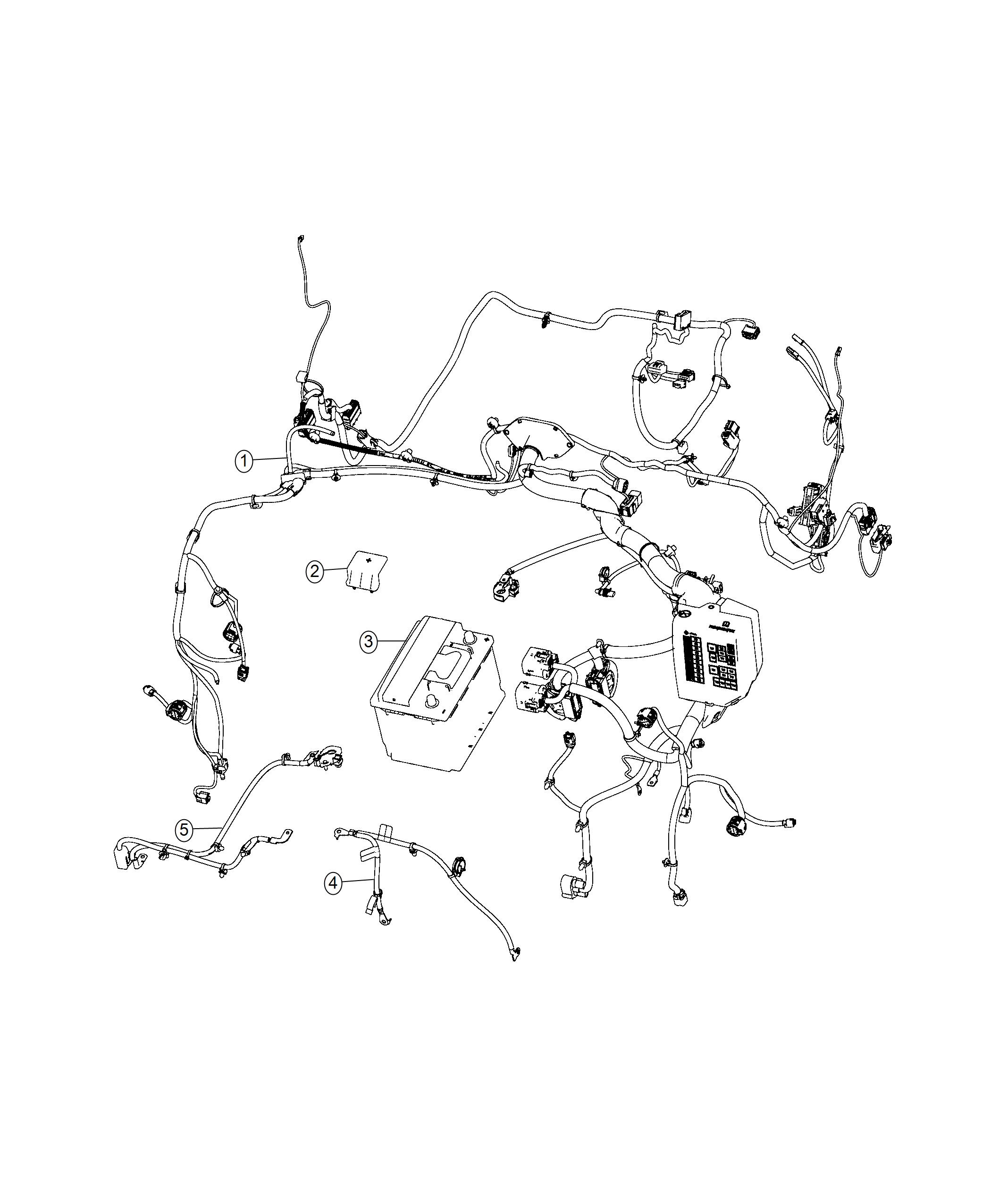 Diagram Wiring, Battery. for your Fiat 500C  