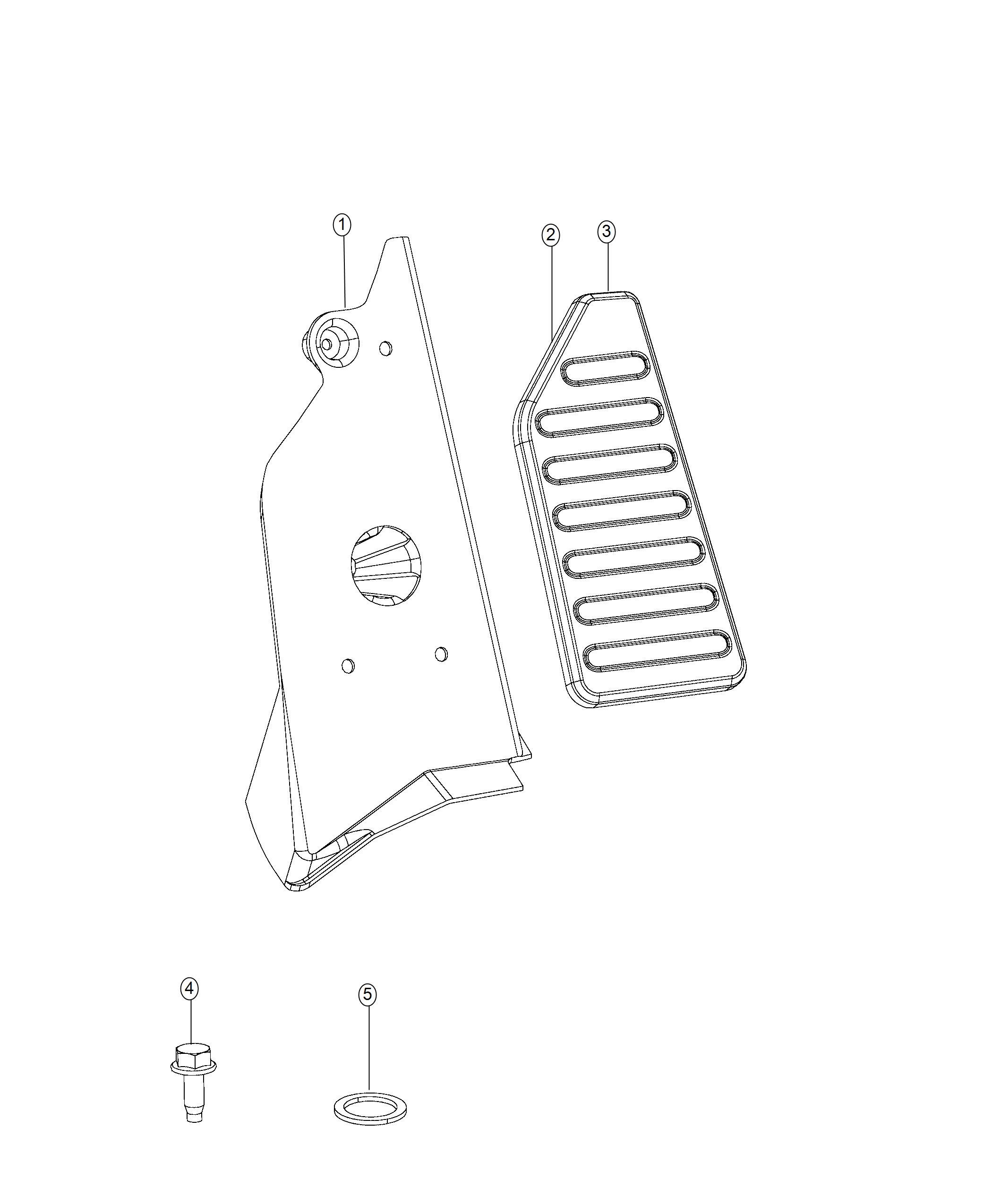 Diagram Footrest. for your Fiat 500  