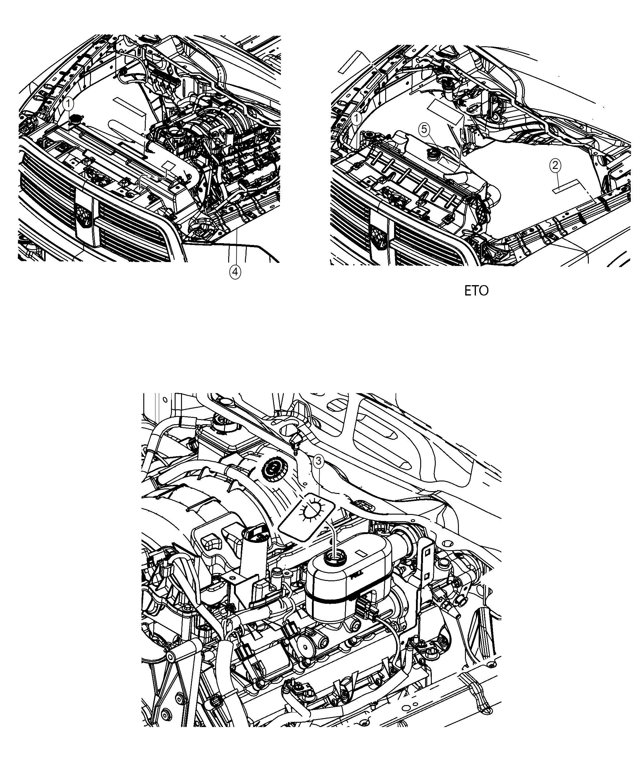 Diagram Engine Compartment. for your 2020 Ram 4500   