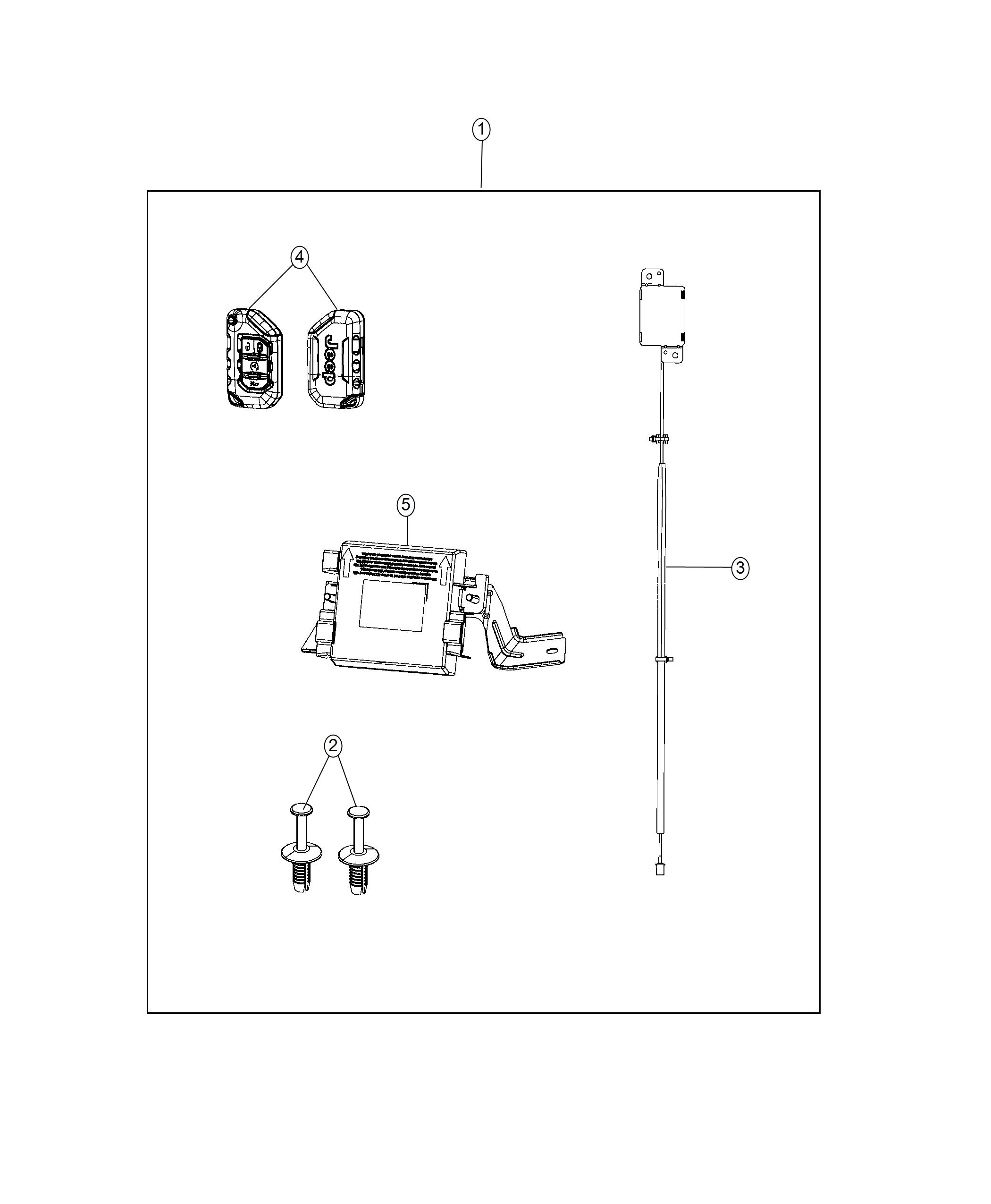 Diagram Remote Start. for your 2001 Jeep Wrangler   