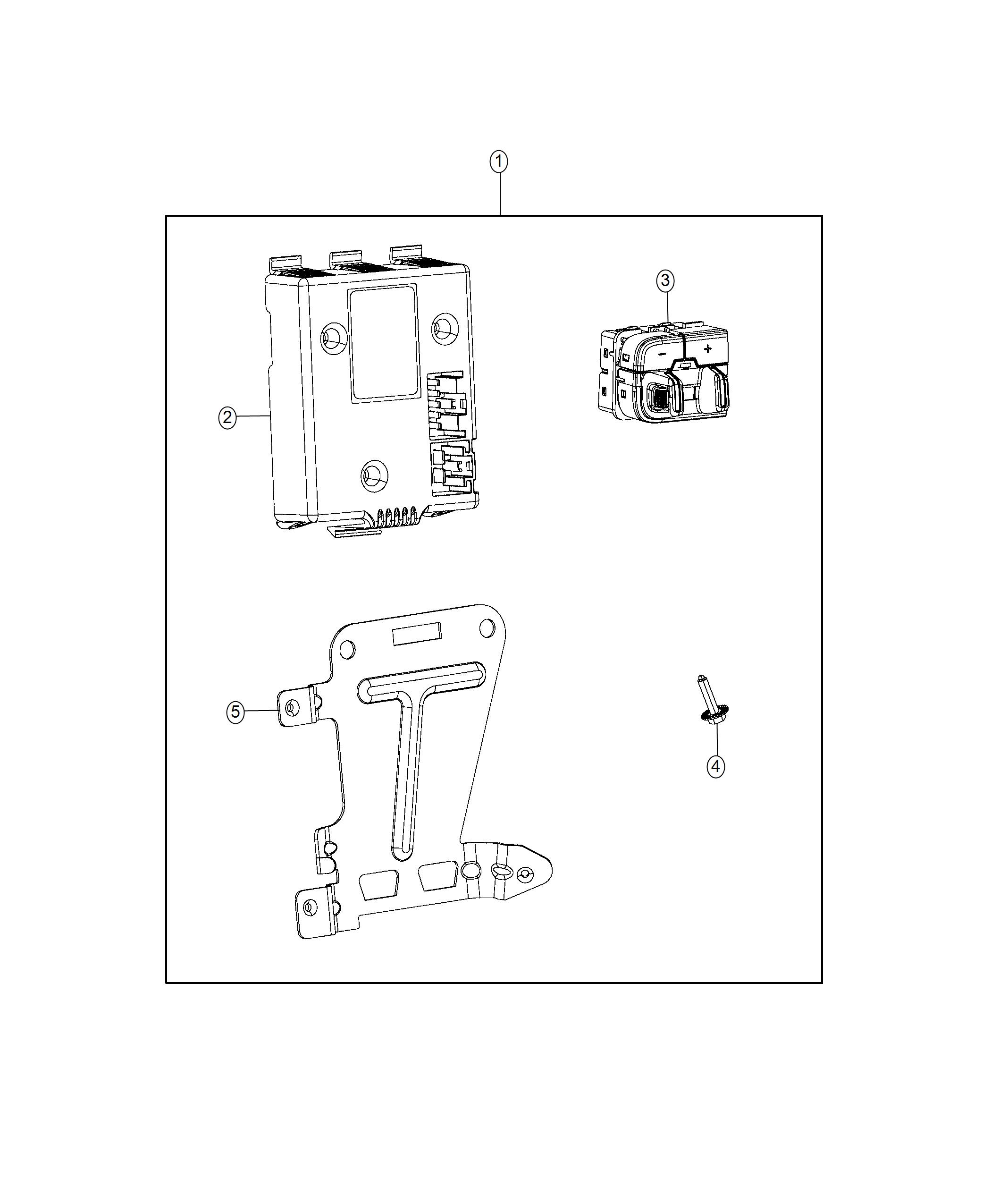 Diagram Electronic Trailer Brake Kit. for your 2018 Ram 2500   