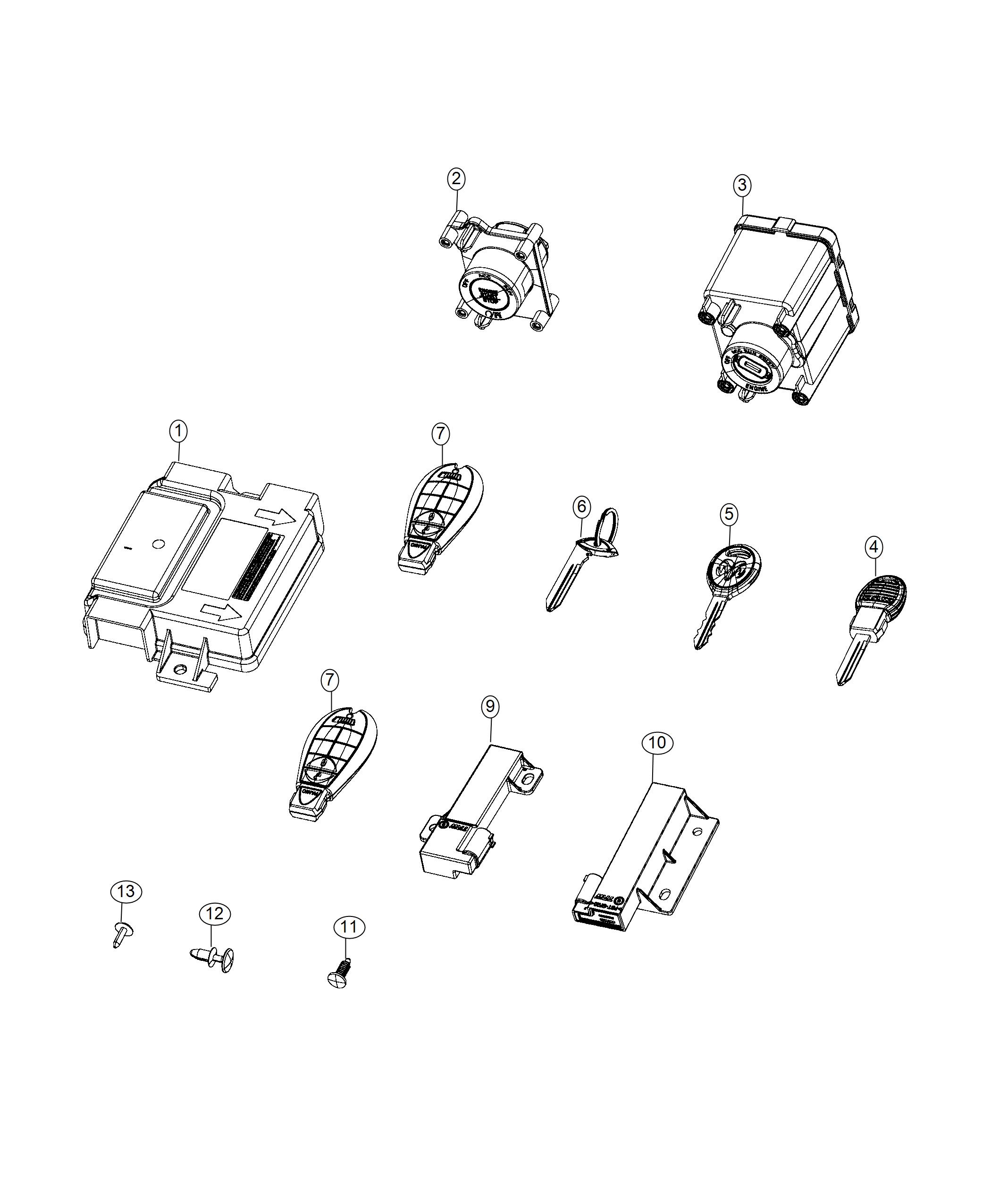 Diagram Start, Remote. for your Ram Laramie  