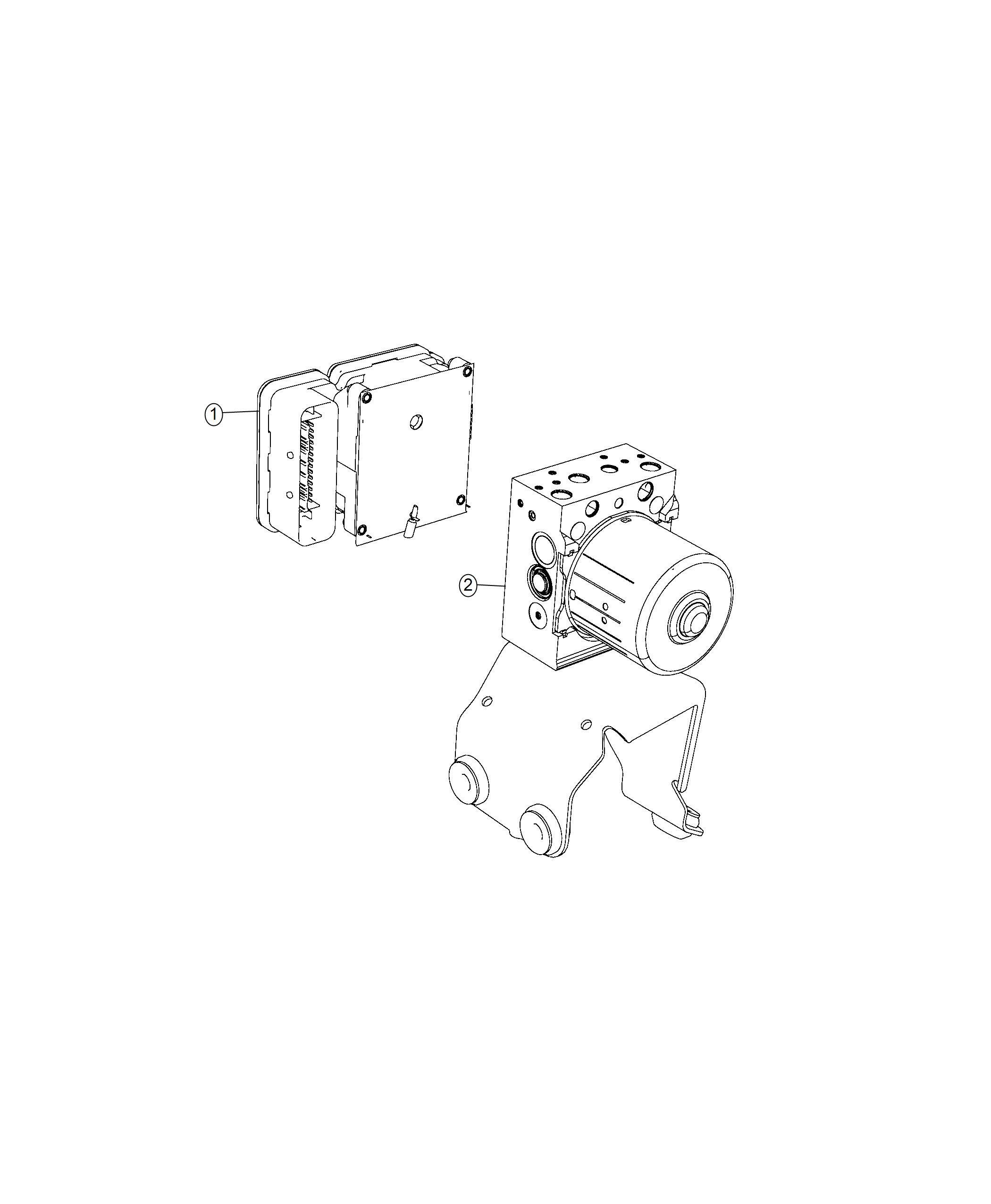 Diagram Module, ABS Control. for your Ram Laramie  