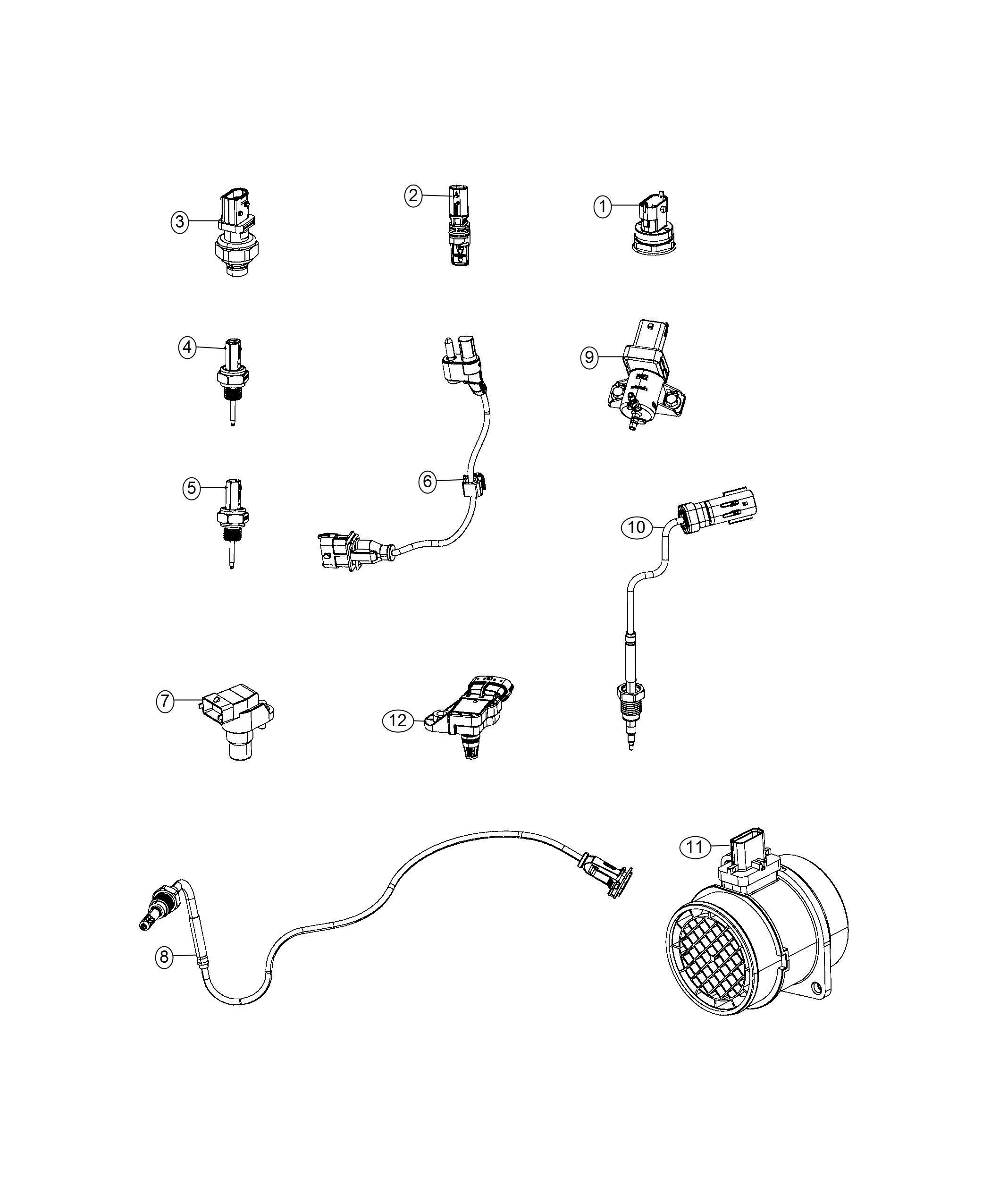 Sensors, Engine. Diagram