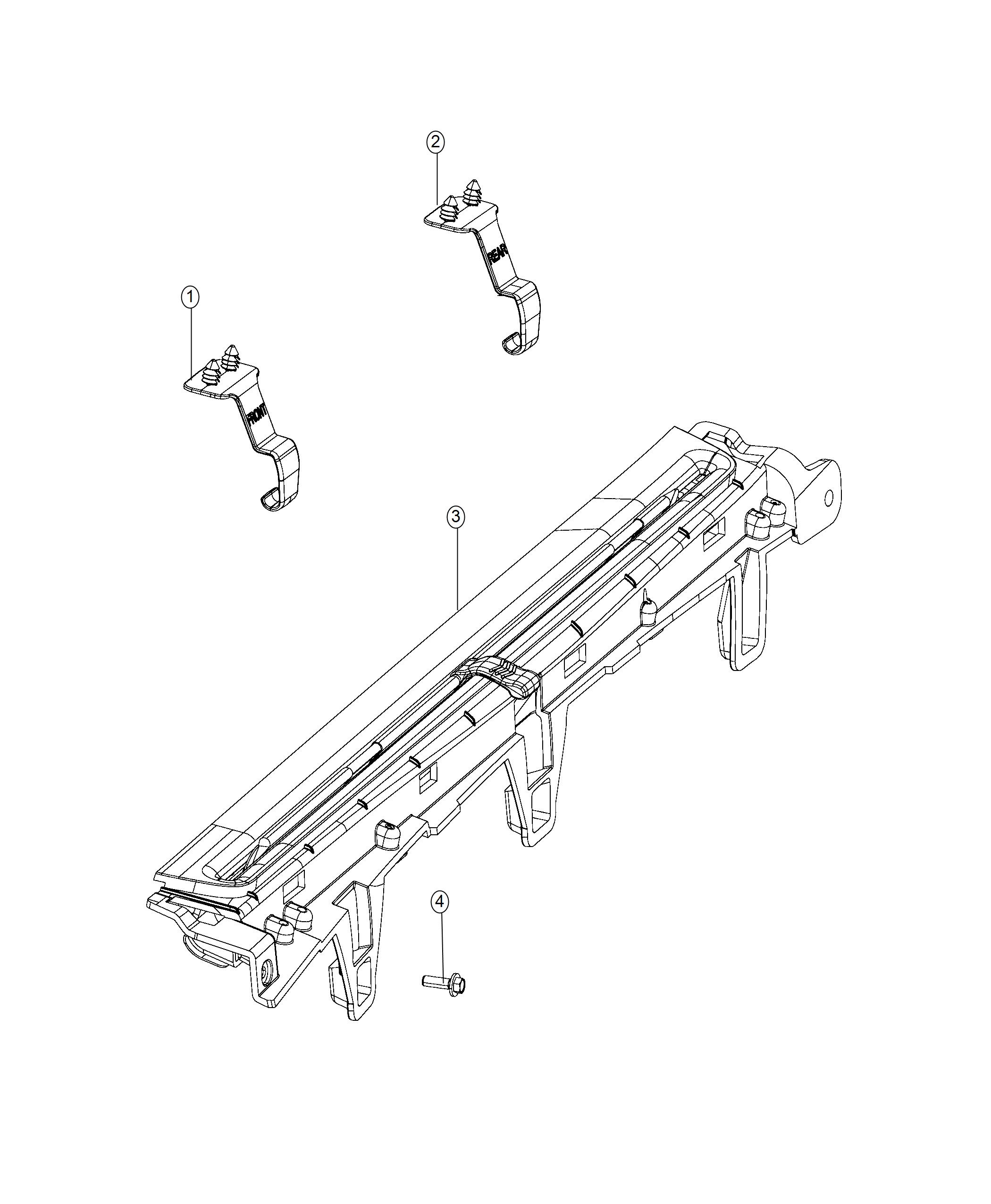 Diagram Quarter Window Sunshade. for your 2023 Chrysler 300   