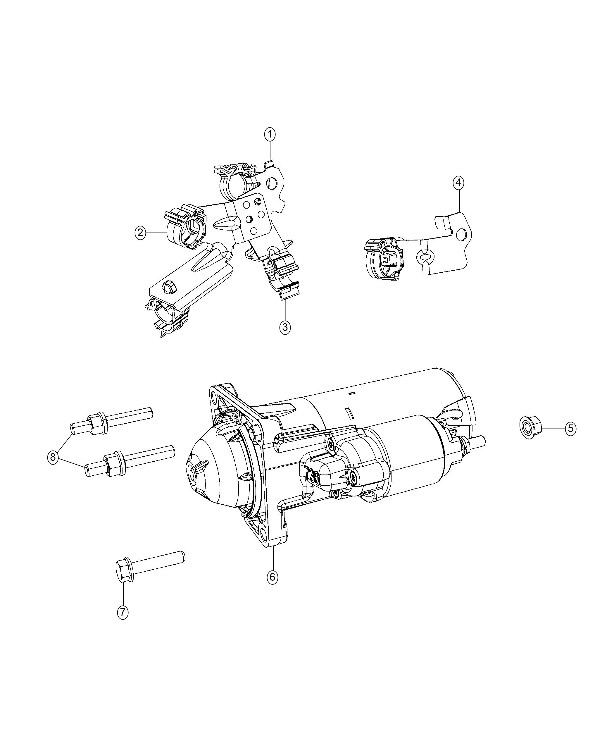 Diagram Starter. for your 2008 Dodge Grand Caravan   