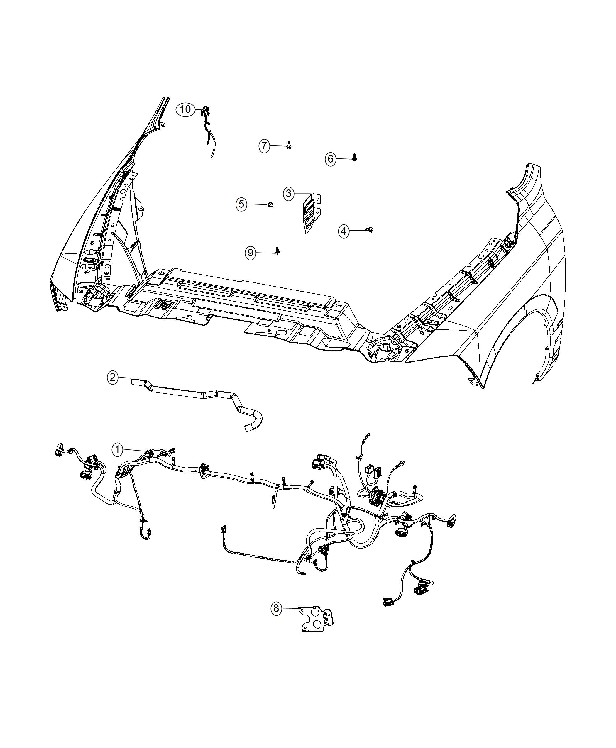 Diagram Wiring, Front End Module. for your 2018 Ram 5500   